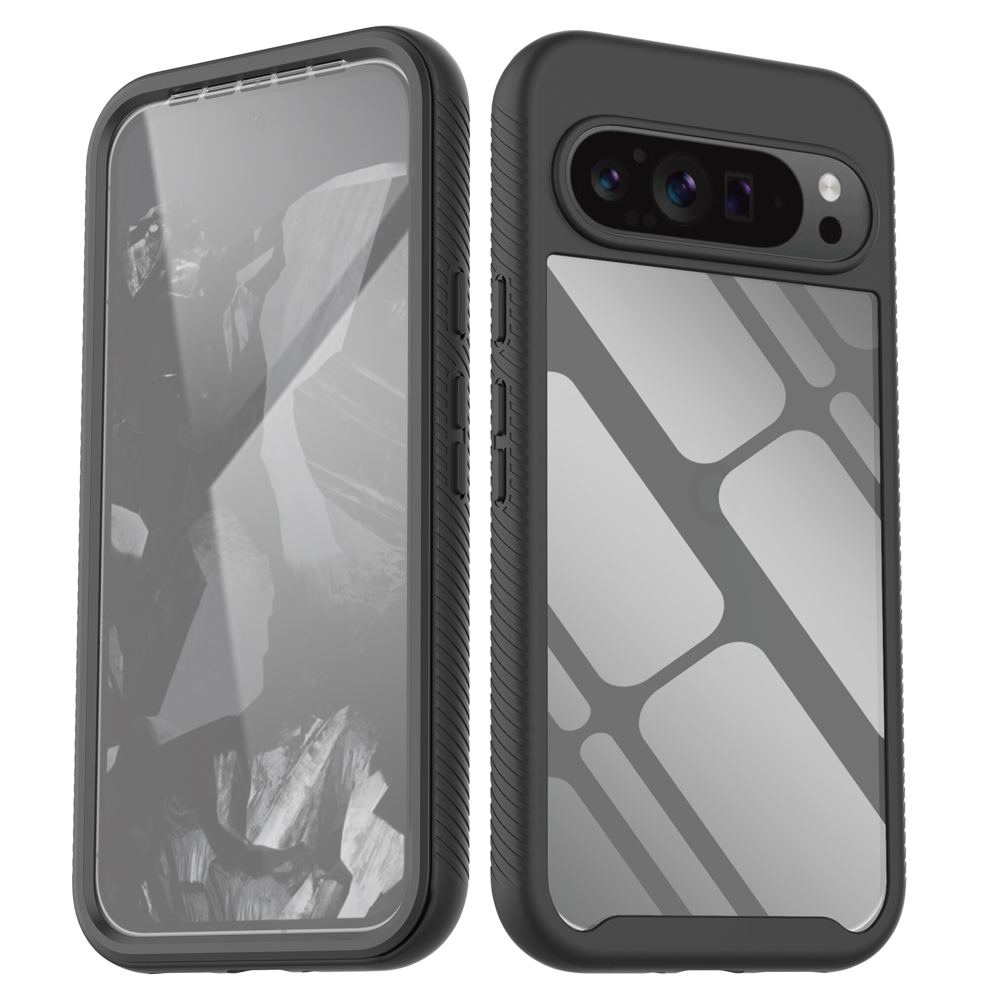 Google Pixel 9 Pro XL Mobilcover Full Protection, Sort