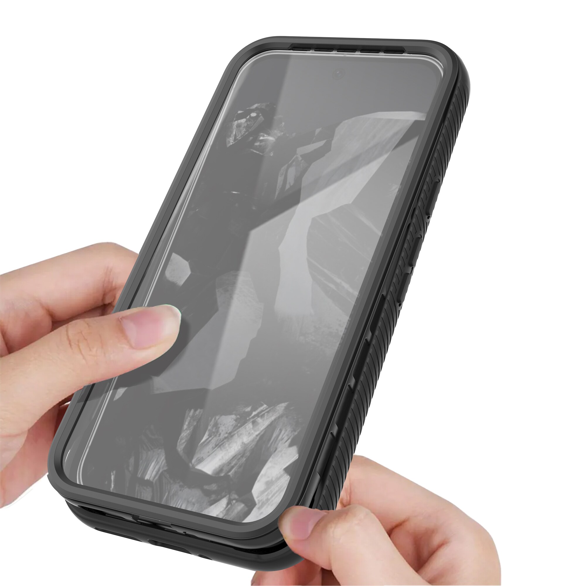 Google Pixel 9 Pro XL Mobilcover Full Protection, Sort