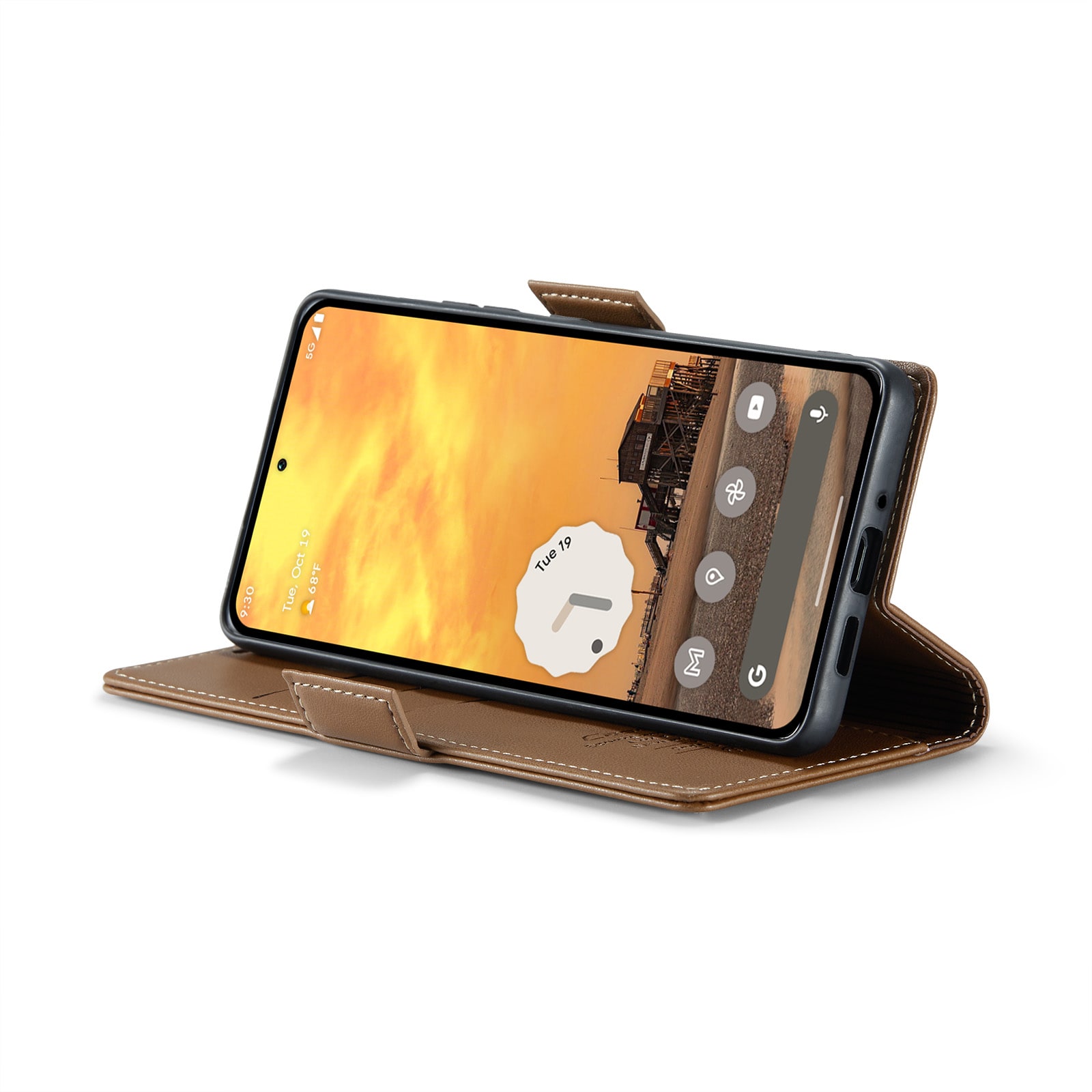 Google Pixel 10 Slankt RFID-pungetui, Brun