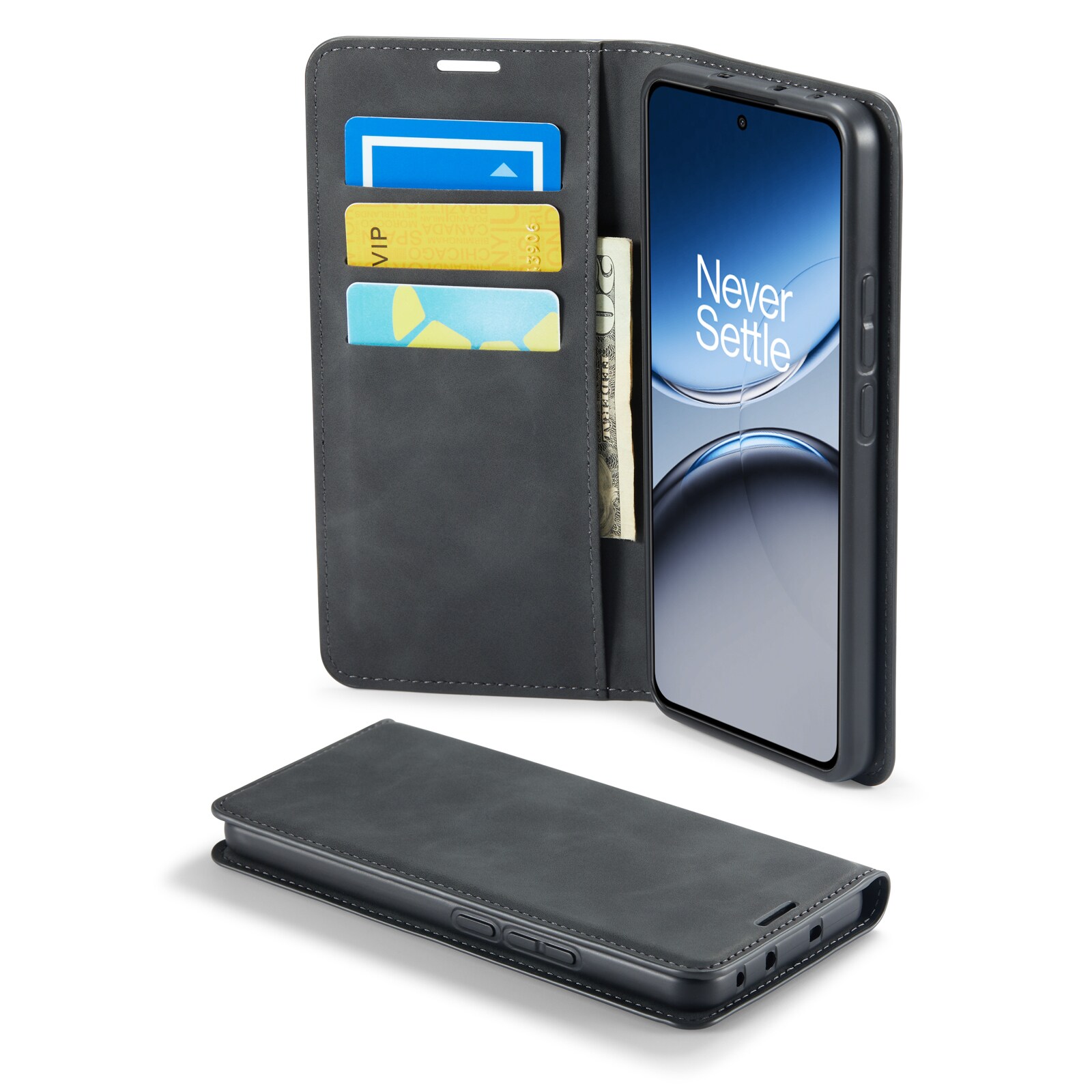  OnePlus Nord 4 Slankt etui med kortholder, Sort
