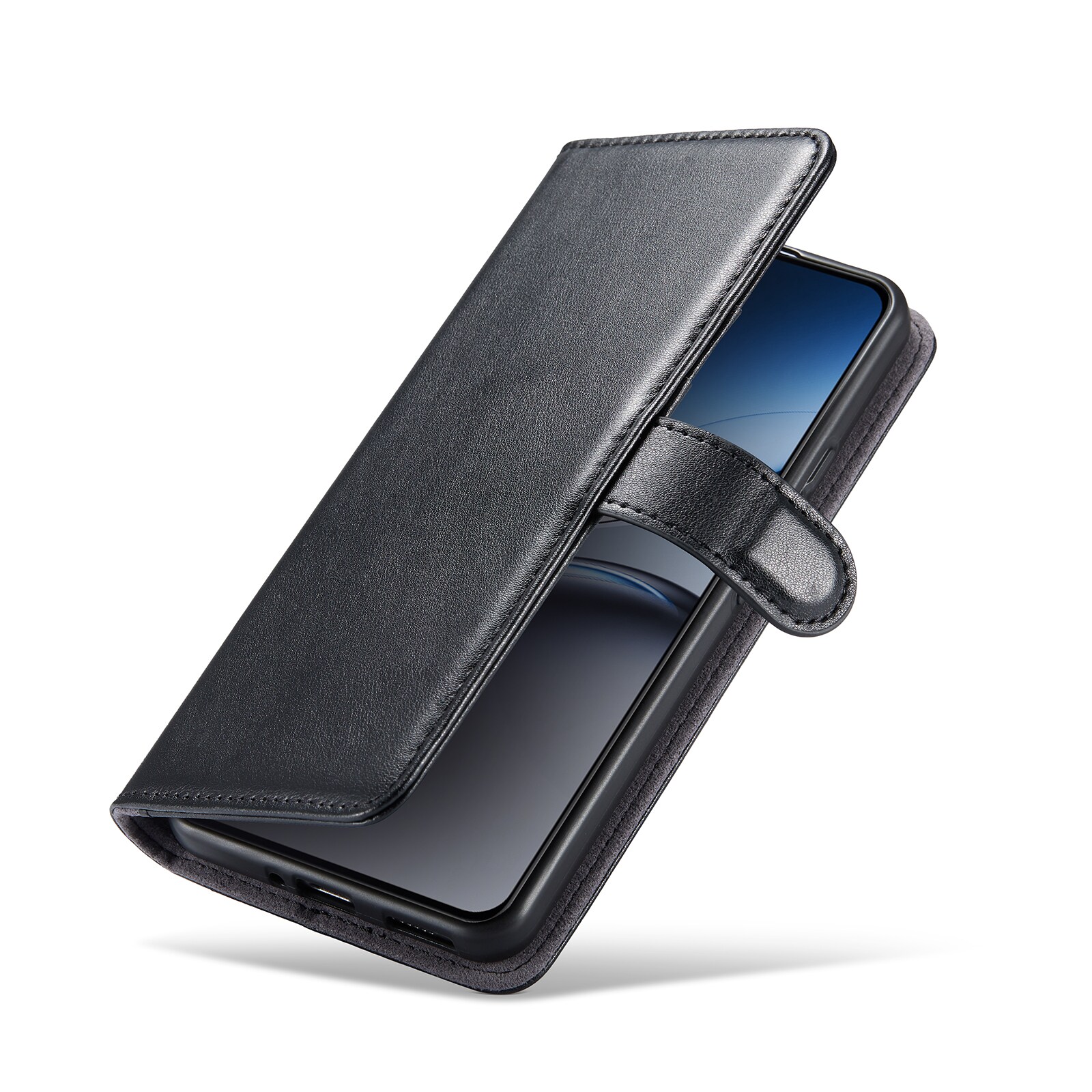  OnePlus Nord 4 Pungetui i ægte læder, Sort