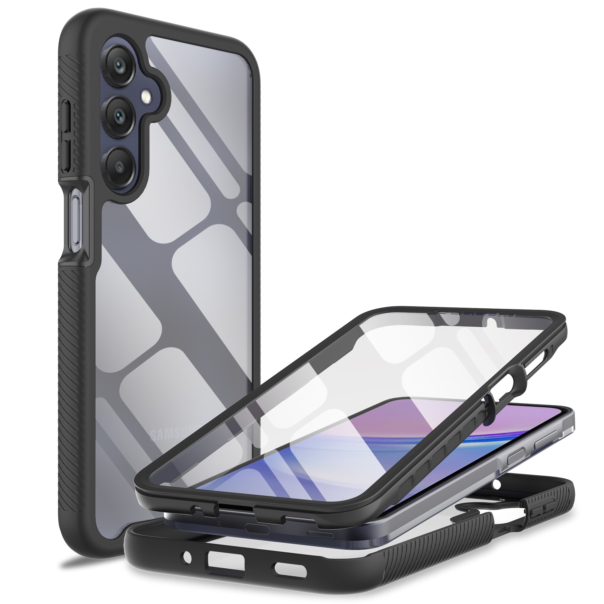 Samsung Galaxy A16 Mobilcover Full Protection, Sort
