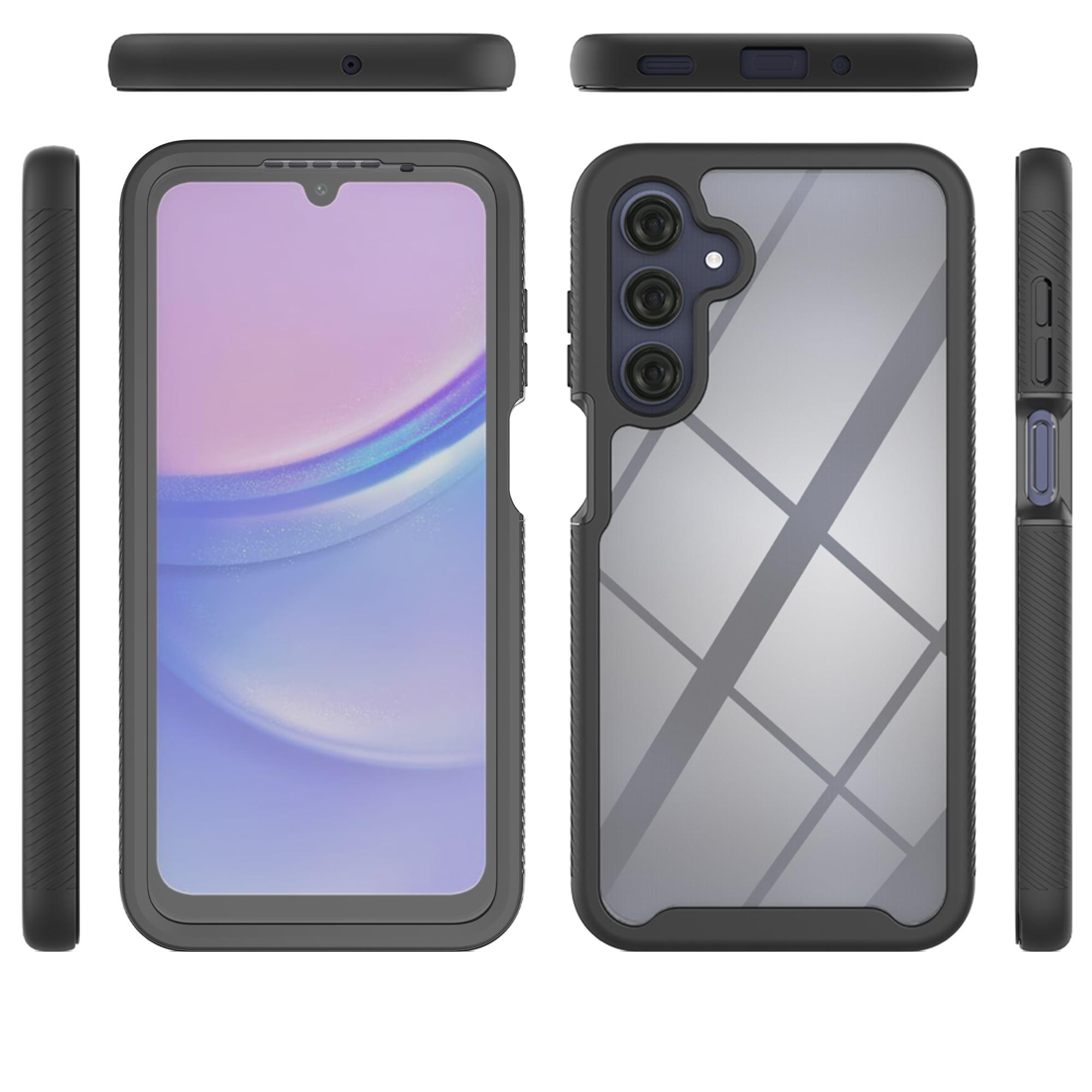 Samsung Galaxy A16 Mobilcover Full Protection, Sort