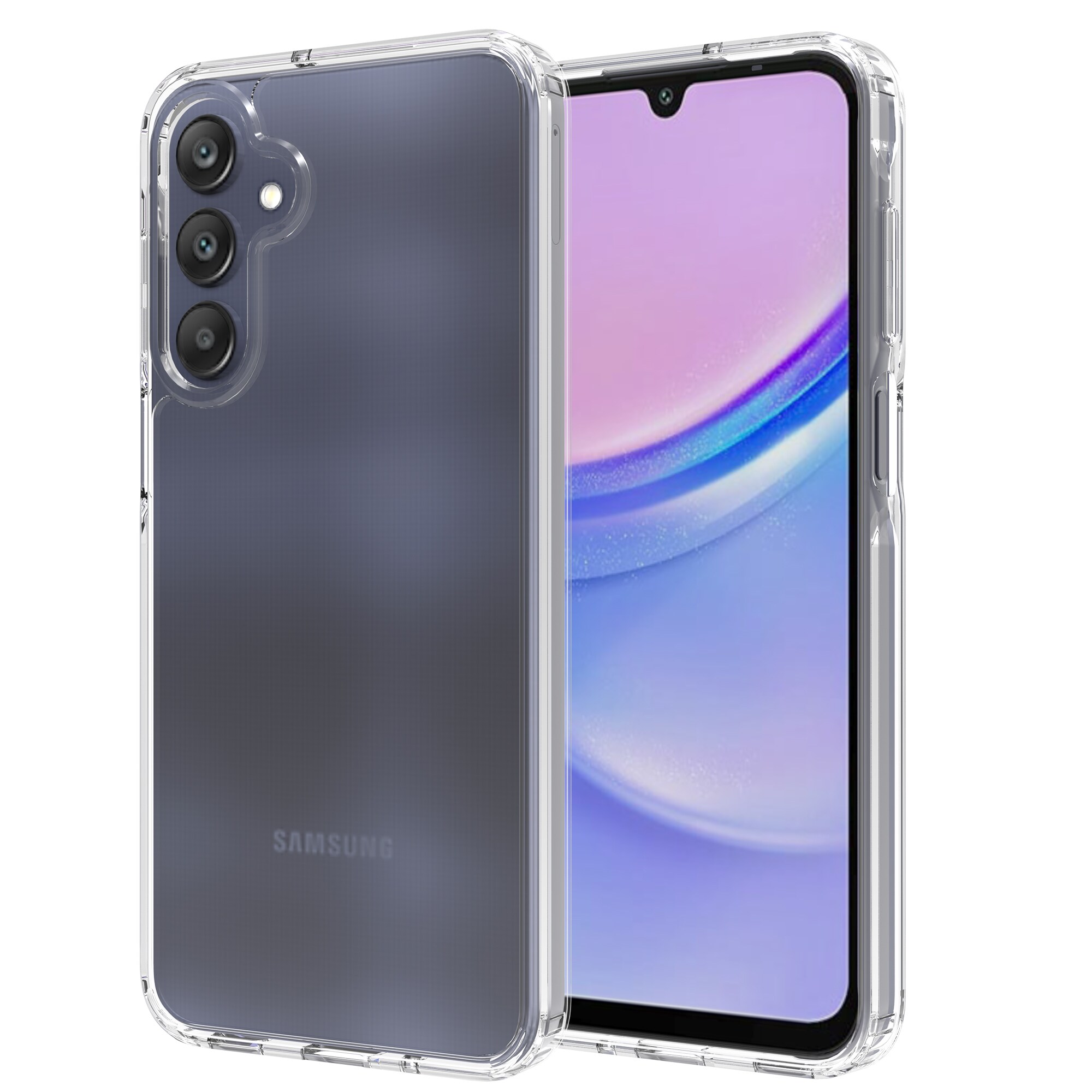 Samsung Galaxy A26 Crystal Hybrid-cover, Gennemsigtig
