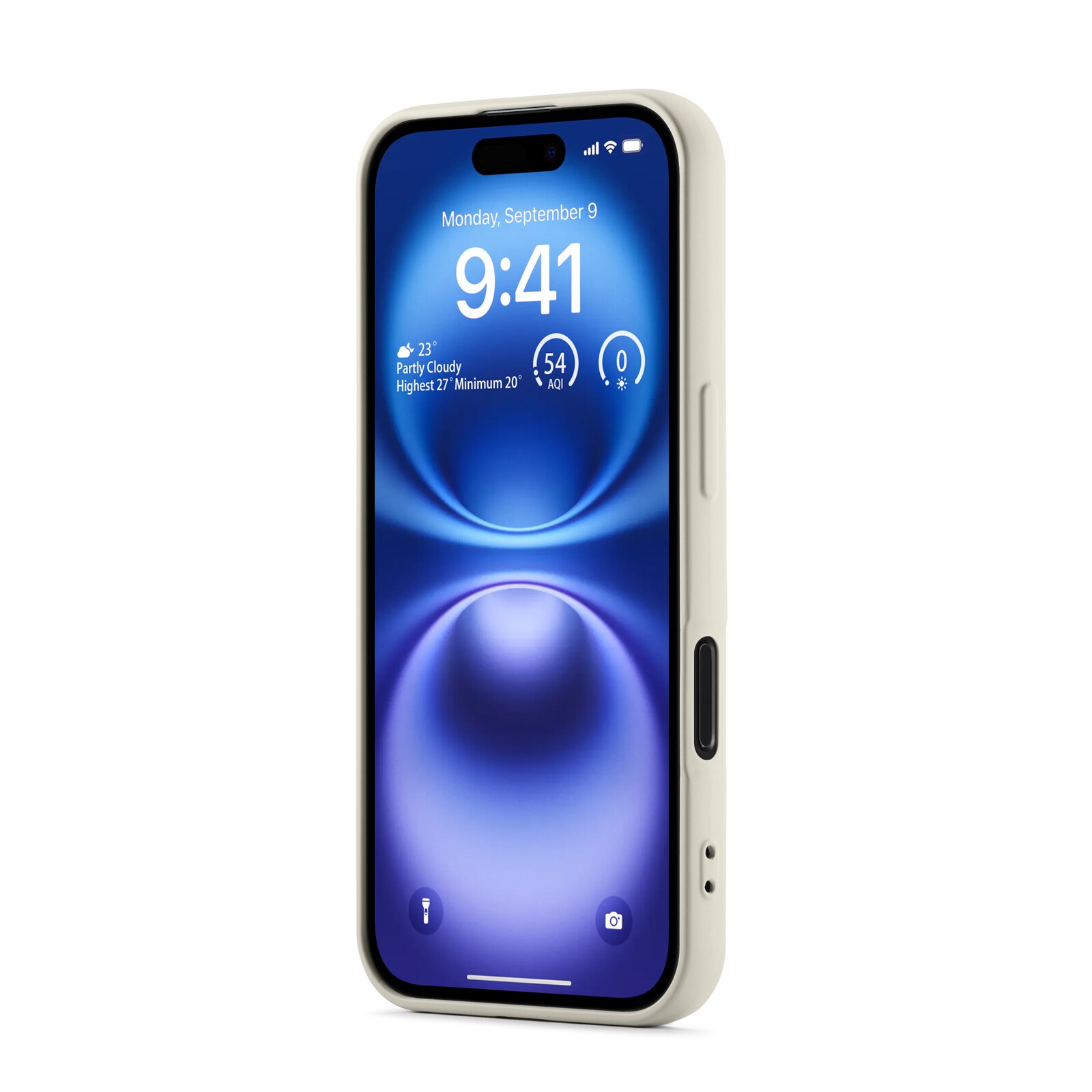iPhone 16 Mobilcover i TPU, Beige