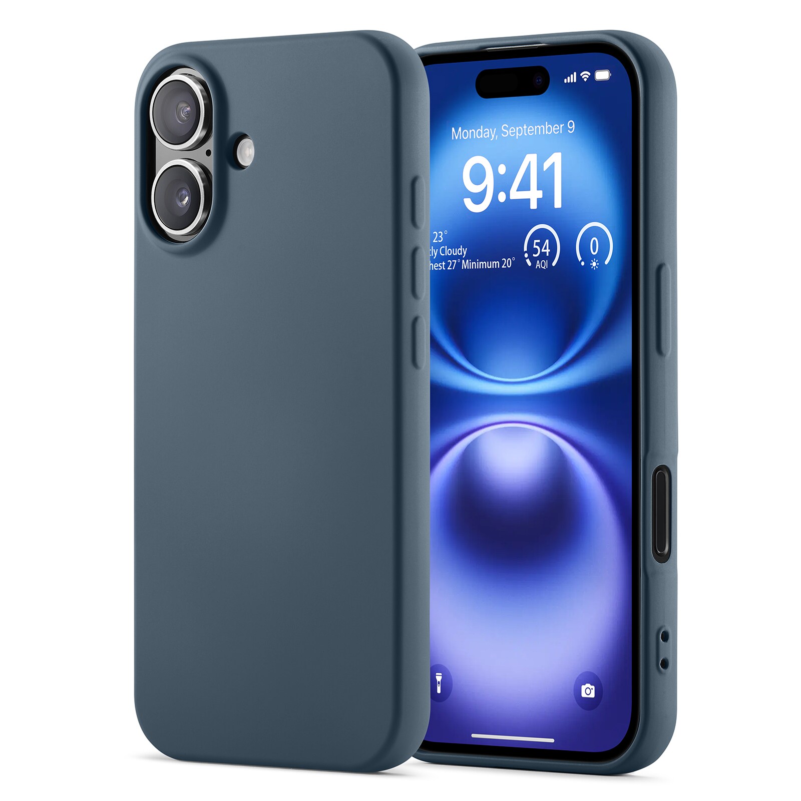 iPhone 16 Mobilcover i TPU, Grå