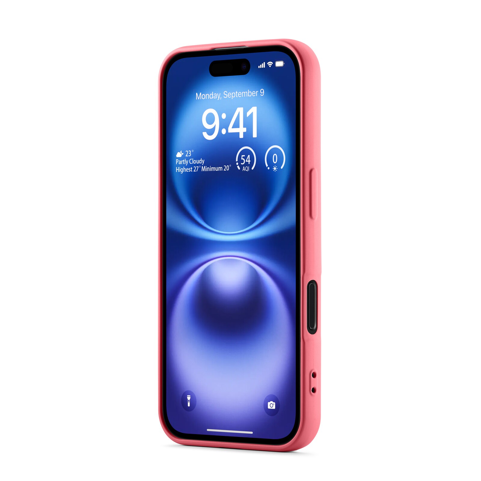 iPhone 16 Mobilcover i TPU, Cerise