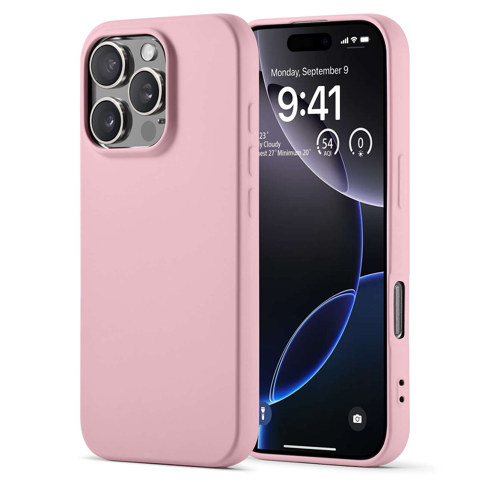 iPhone 16 Pro Max Mobilcover i TPU, Lyserød
