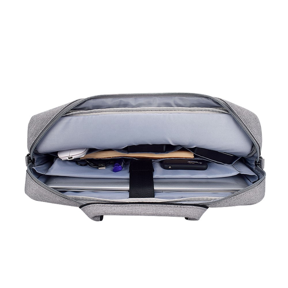 13.3" laptoptaske med skulderrem, Sort