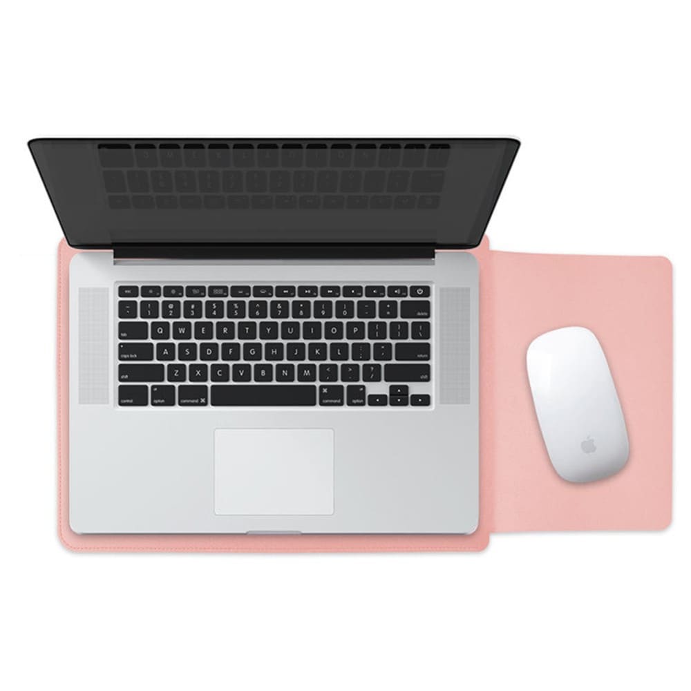 14" Smart laptopetui i kunstlæder, Sort