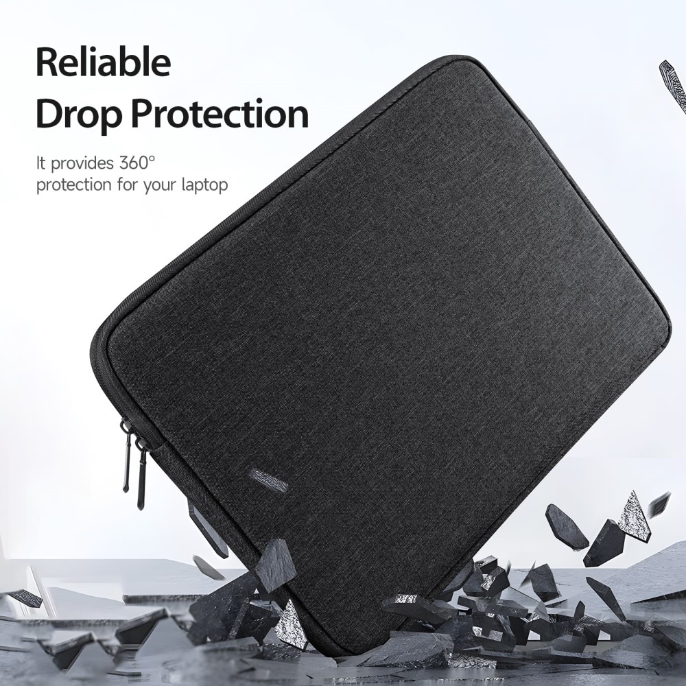 Computertaske til 13,9" laptop, Sort