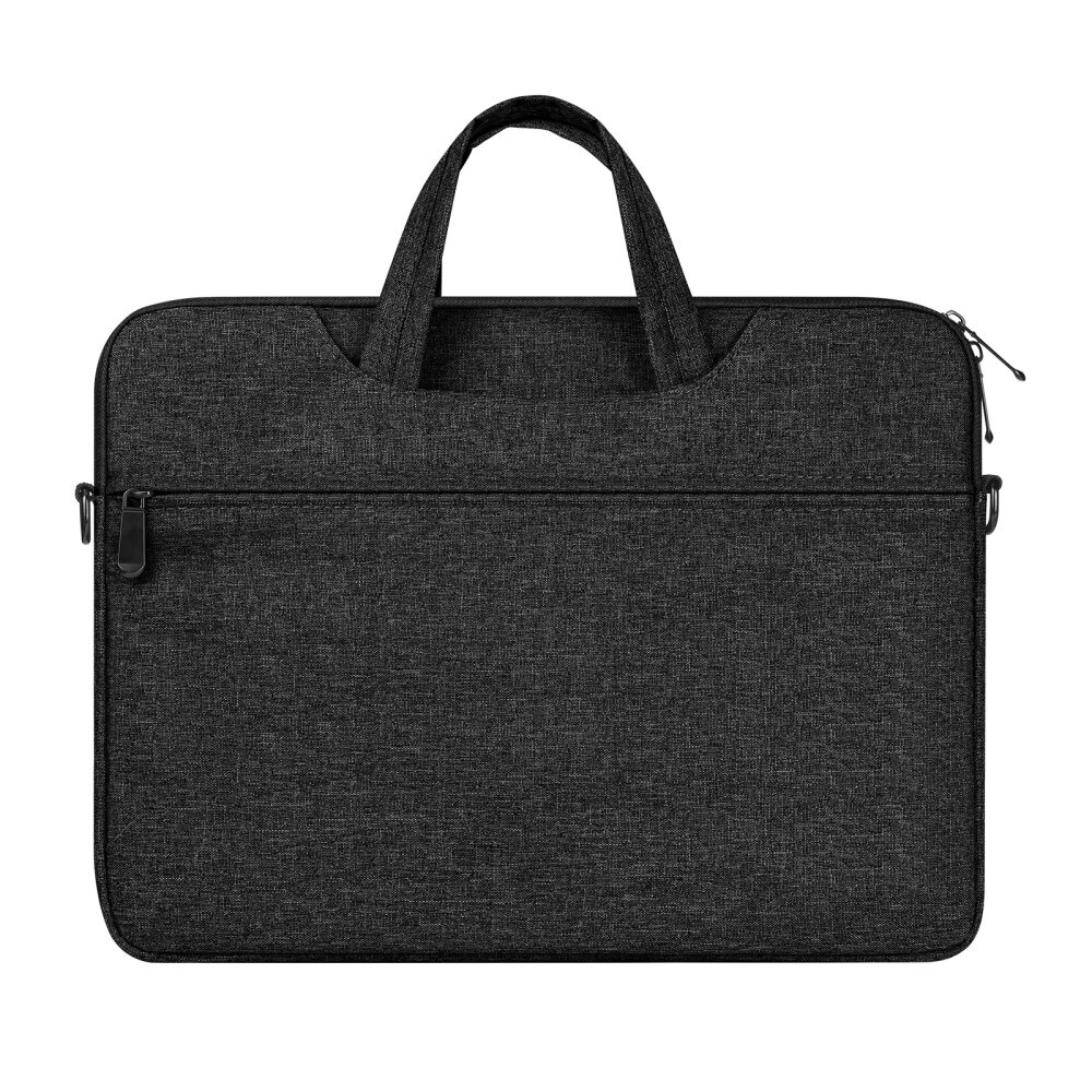 Computertaske med skulderrem til 13.9" laptop, Sort