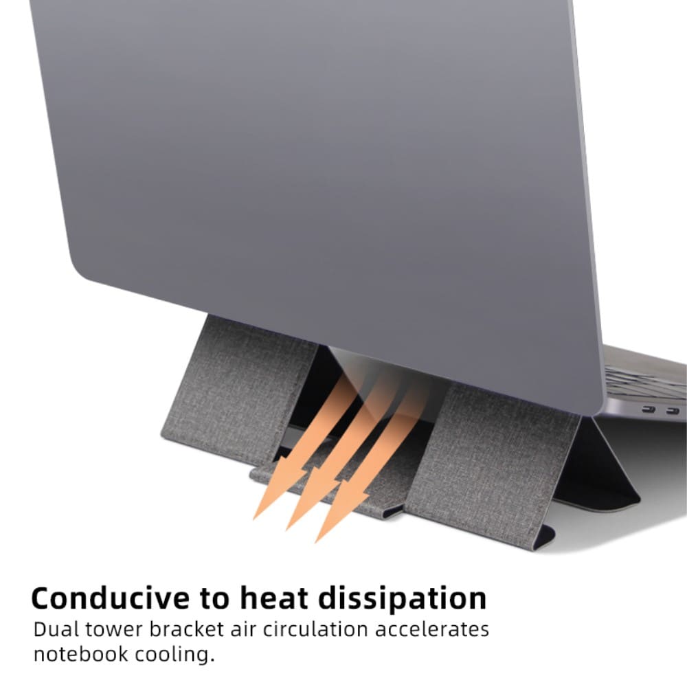 Praktisk laptopstativ, Grå