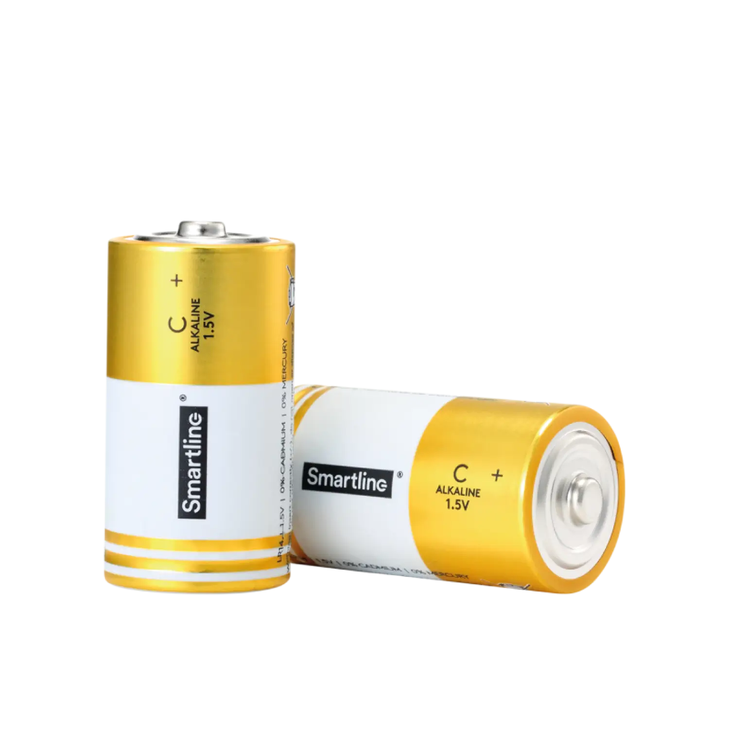 2-pak alkaline C-batterier LR14