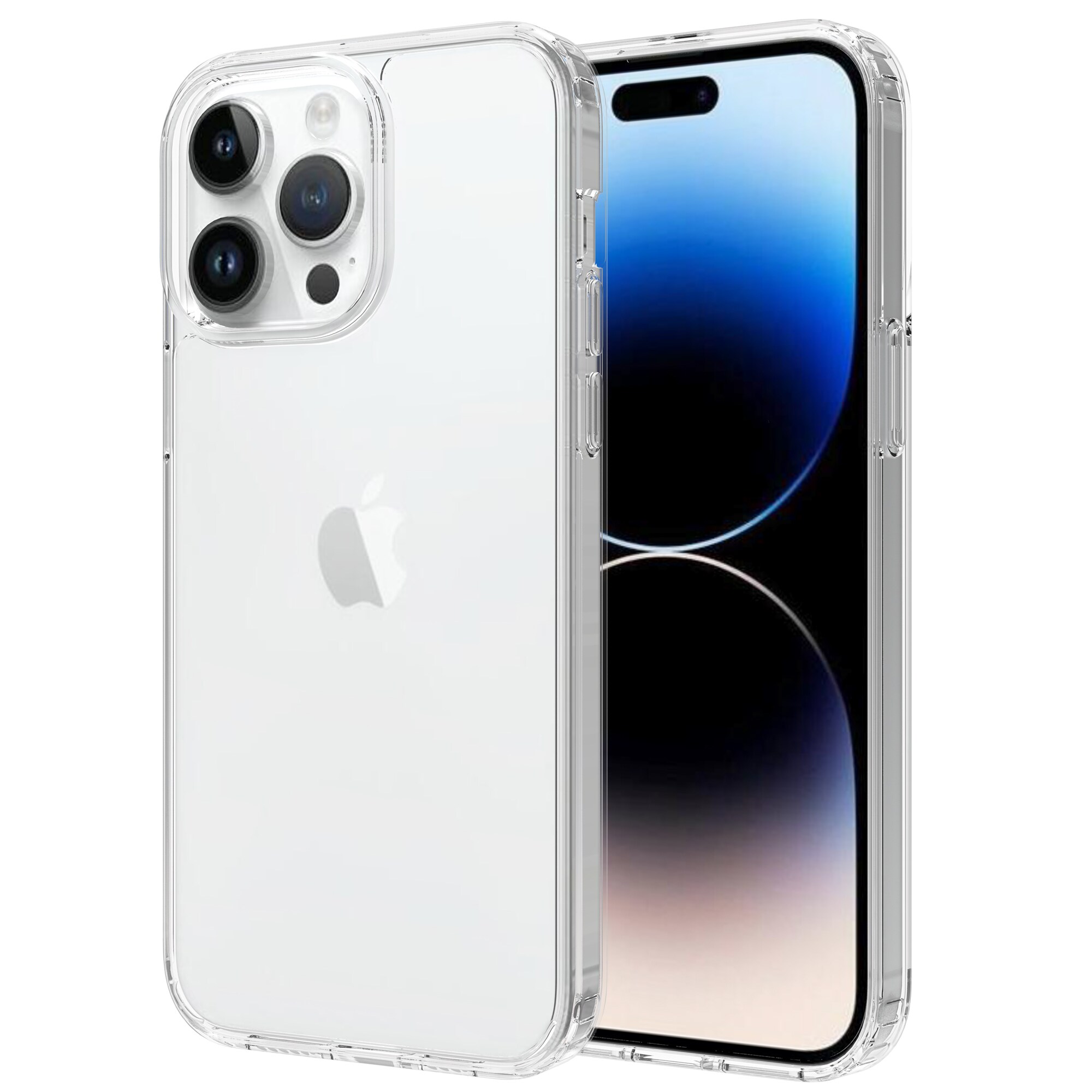 iPhone 14 Pro Max Crystal Hybrid-cover, Gennemsigtig