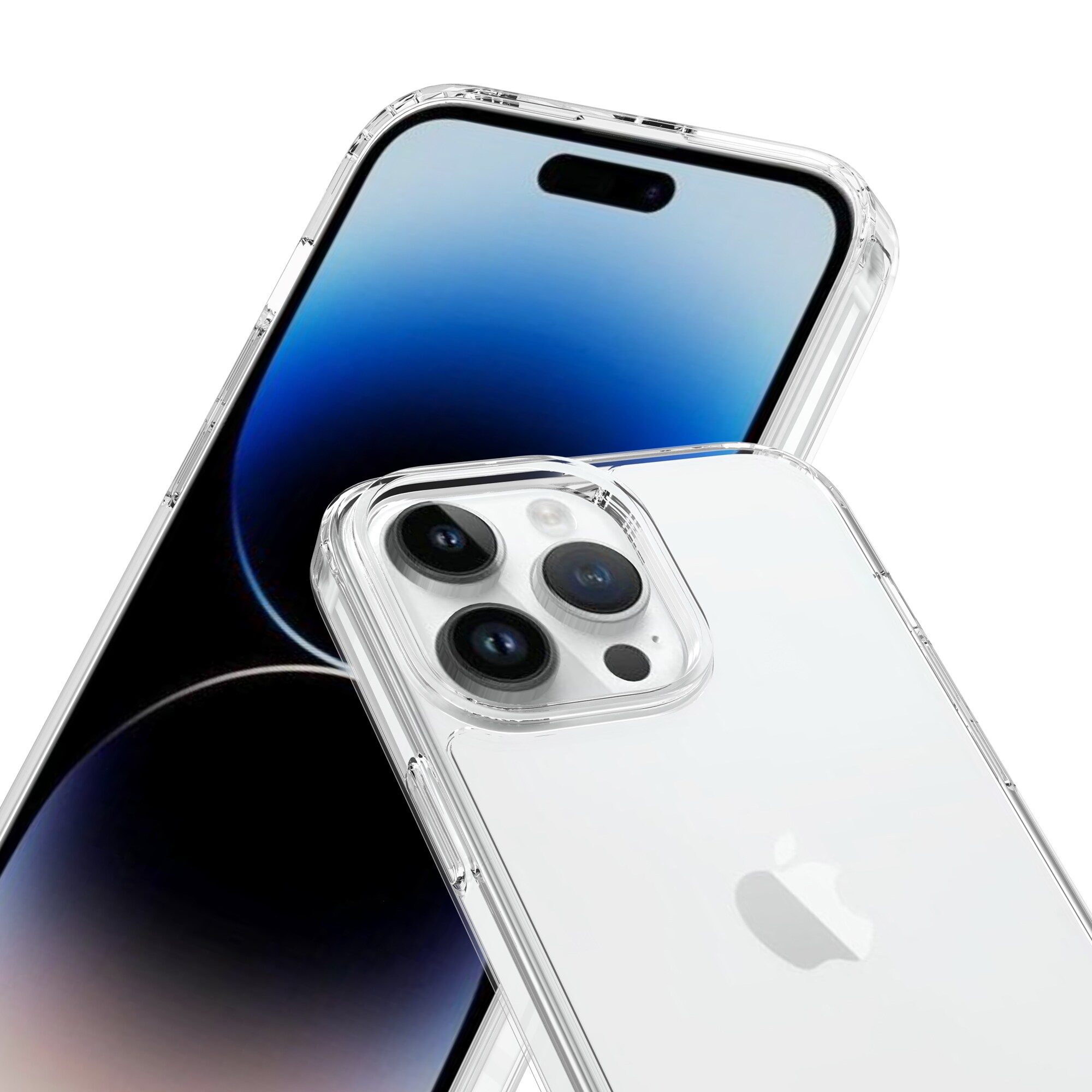 iPhone 14 Pro Max Crystal Hybrid-cover, Gennemsigtig
