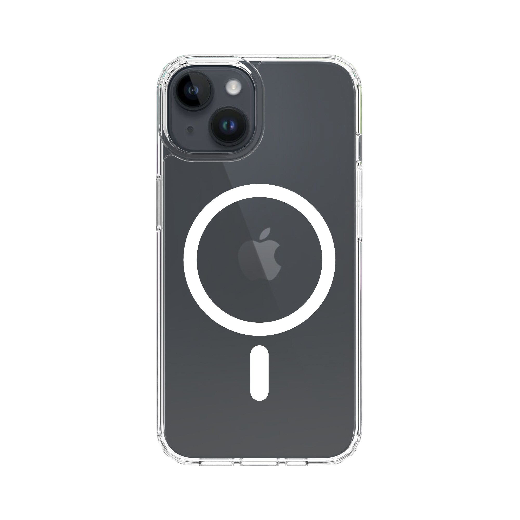 iPhone 14 MagSafe Hybrid-cover, Gennemsigtig