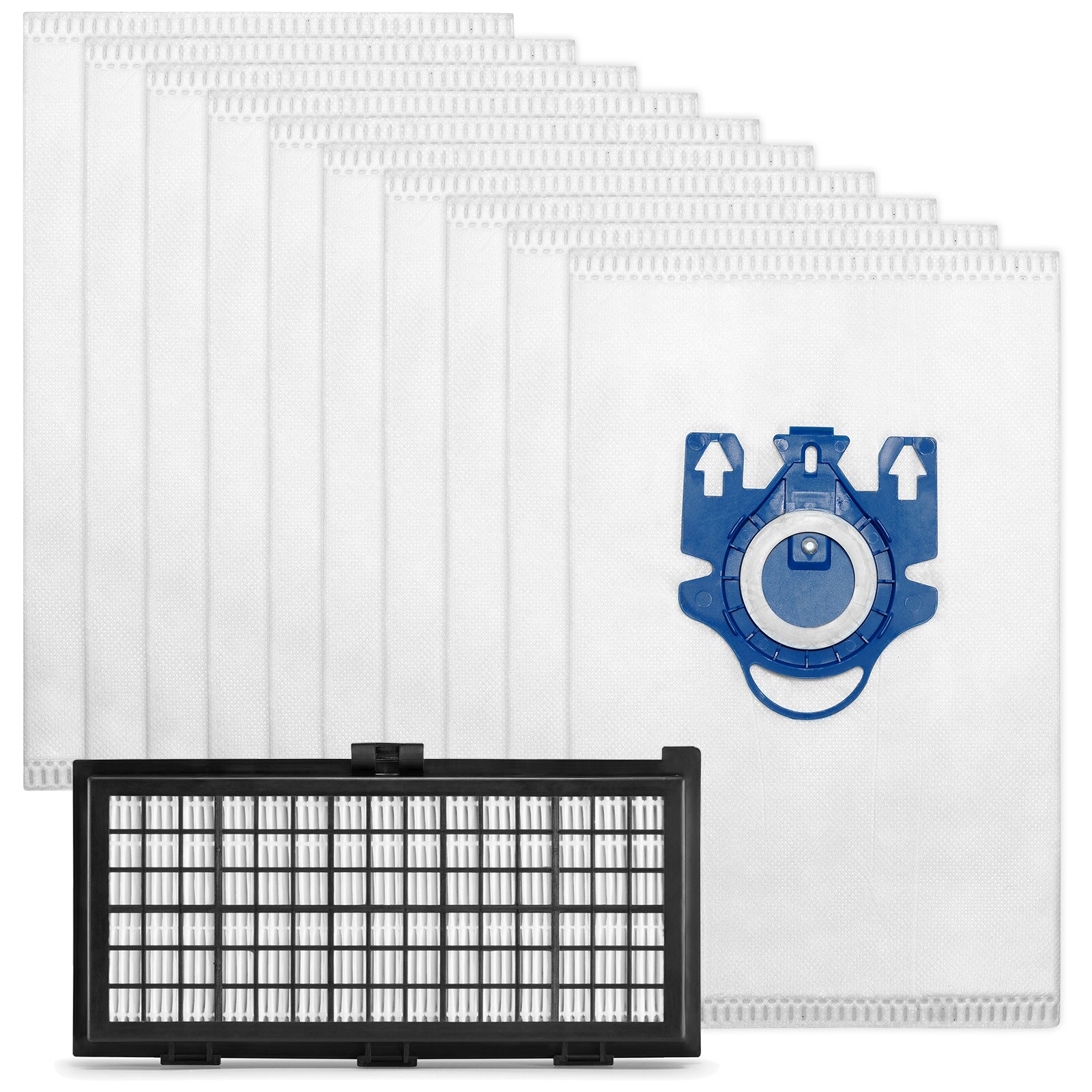 Rengøringspakke: Støvsugerposer 10 stk. + HEPA-filter  Miele S400i-S456i