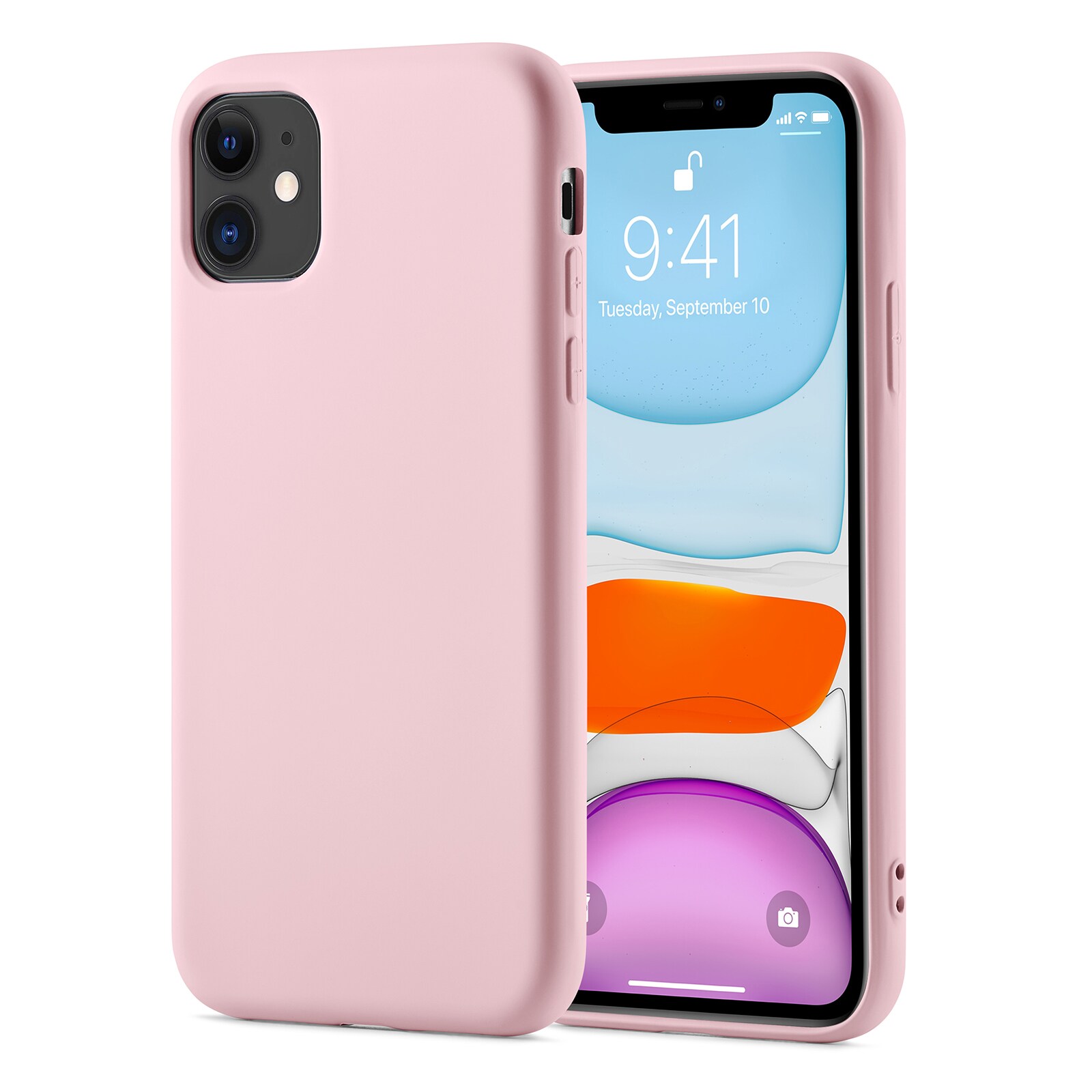 iPhone 11 Mobilcover i TPU, Lyserød