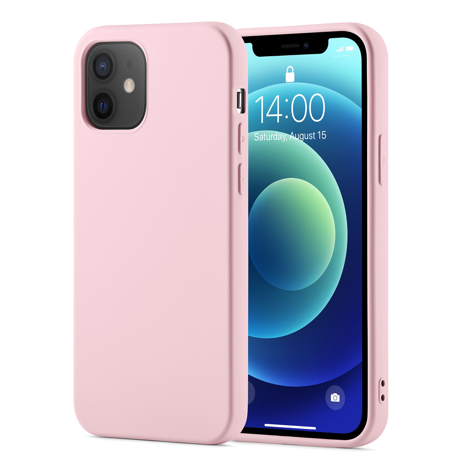 iPhone 12/iPhone 12 Pro Mobilcover i TPU, Lyserød