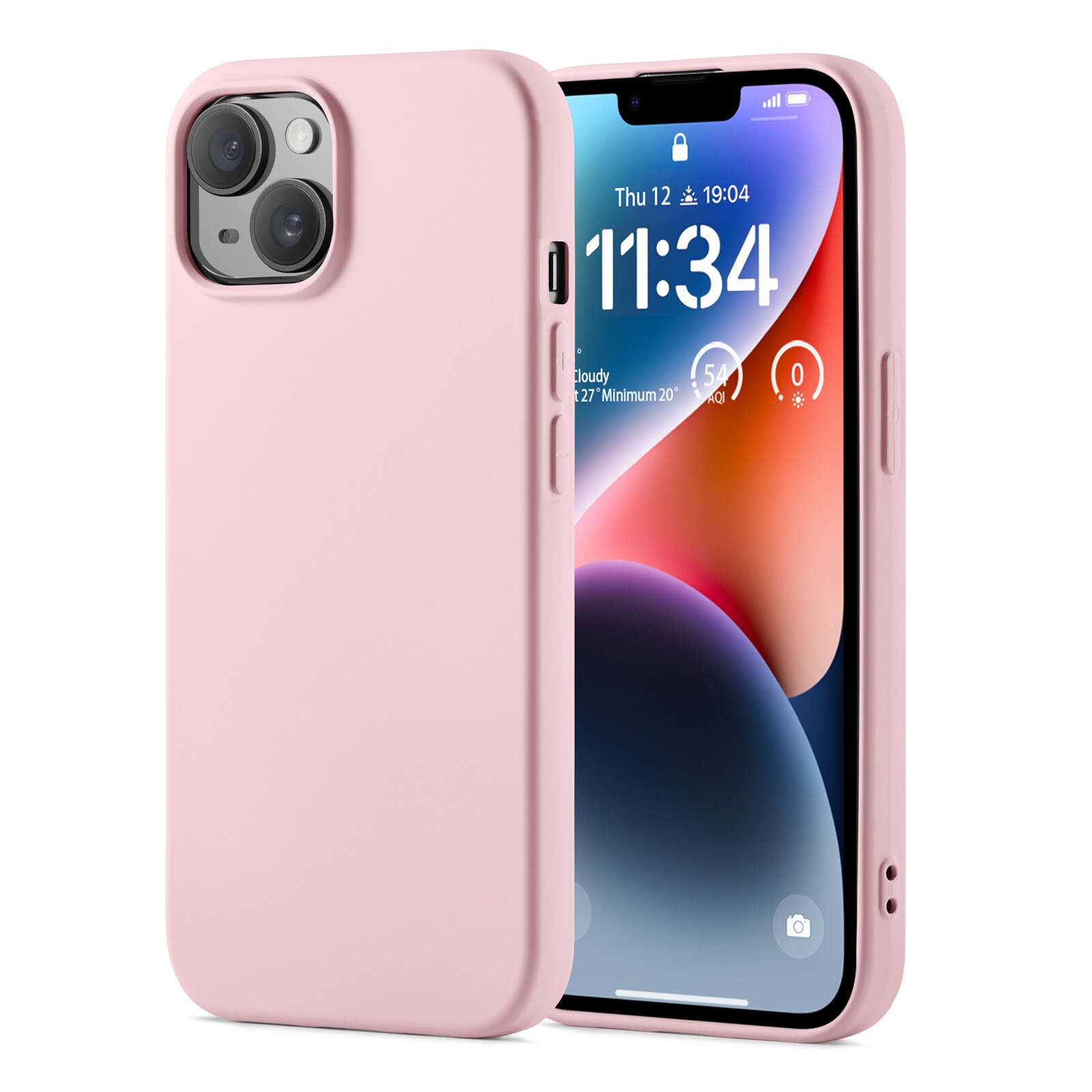 iPhone 14 Mobilcover i TPU, Lyserød