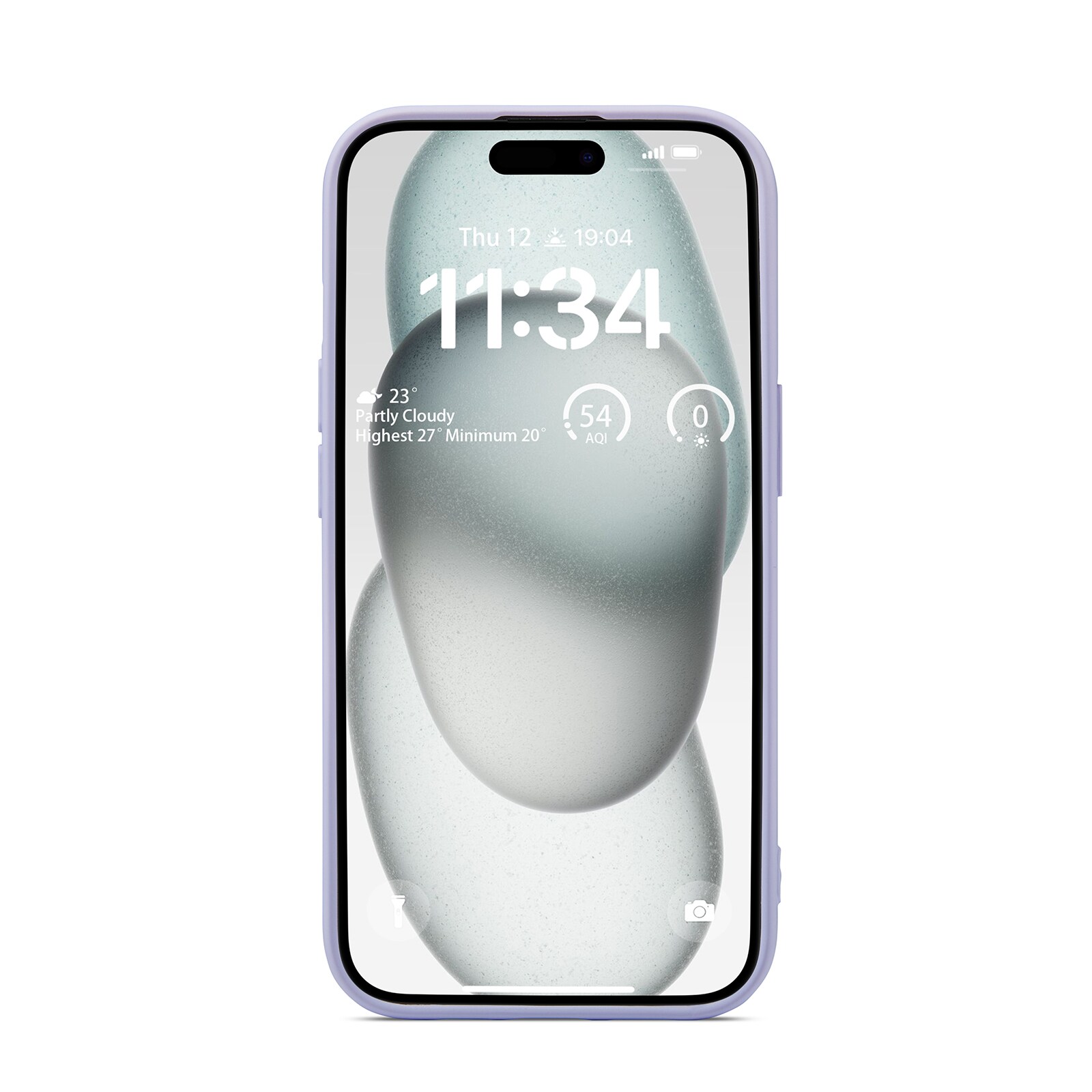 iPhone 15 Mobilcover i TPU, Lilla