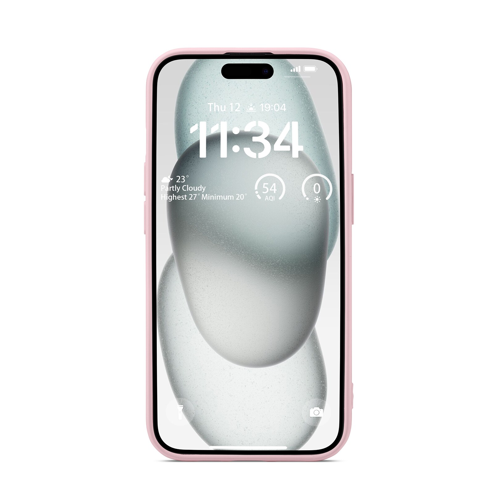 iPhone 15 Mobilcover i TPU, Lyserød