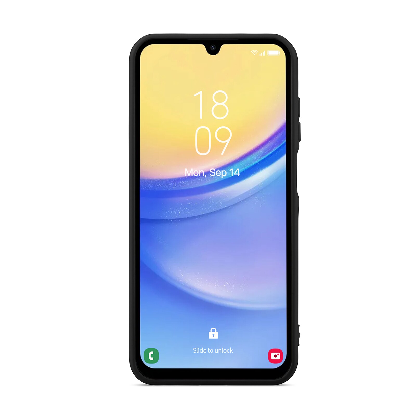 Samsung Galaxy A15 Mobilcover i TPU, Sort