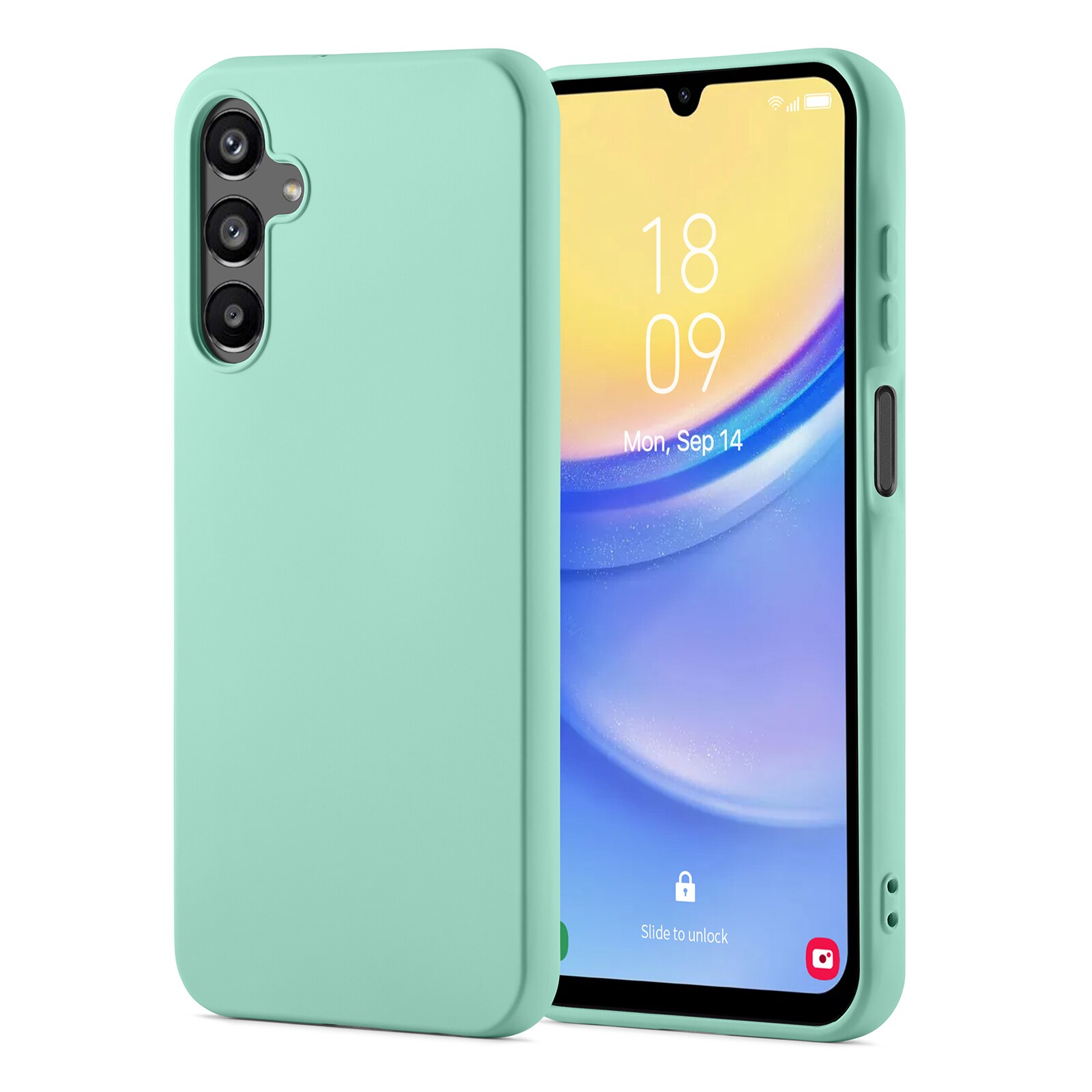 Samsung Galaxy A15 Mobilcover i TPU, Grøn