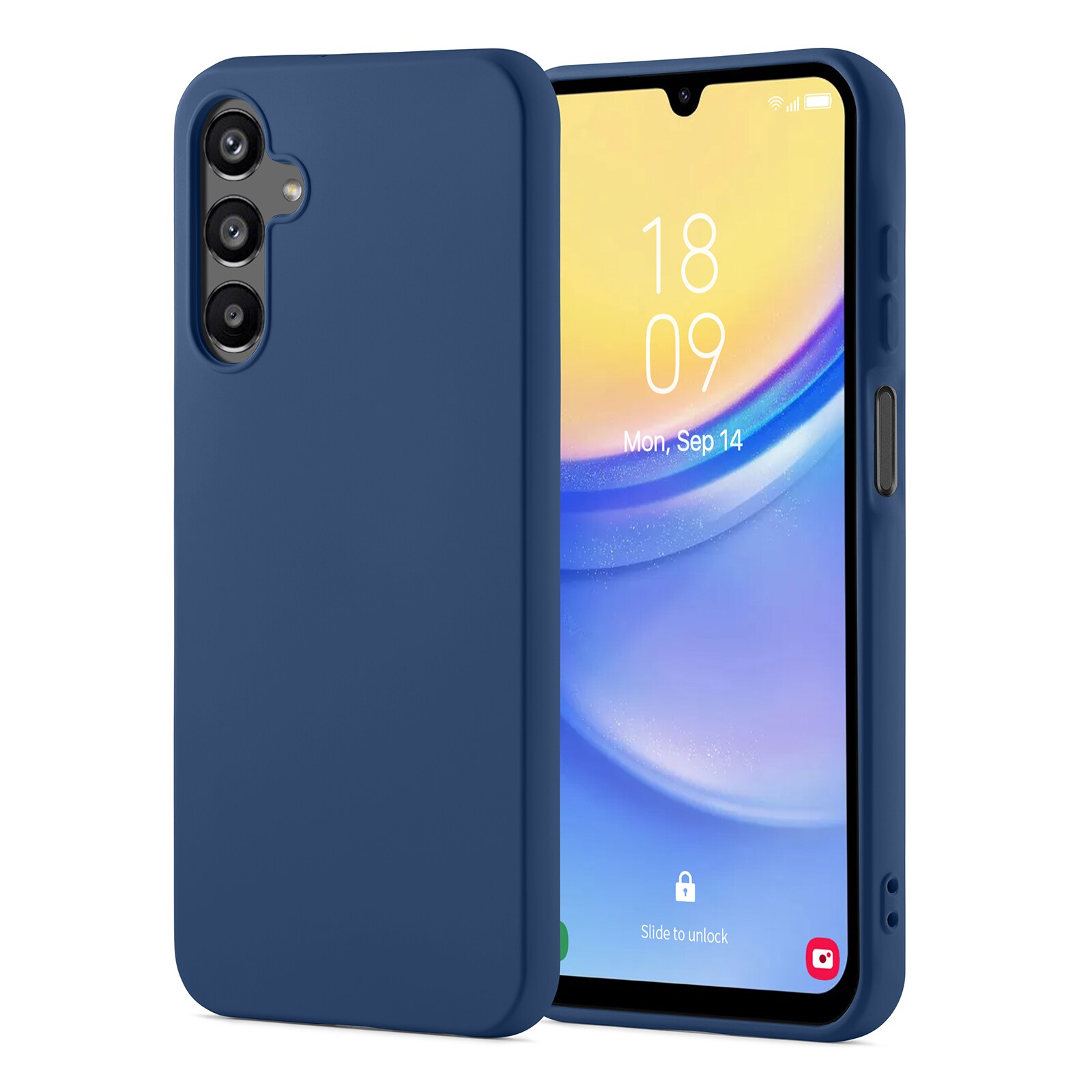 Samsung Galaxy A15 Mobilcover i TPU, Mørkeblå