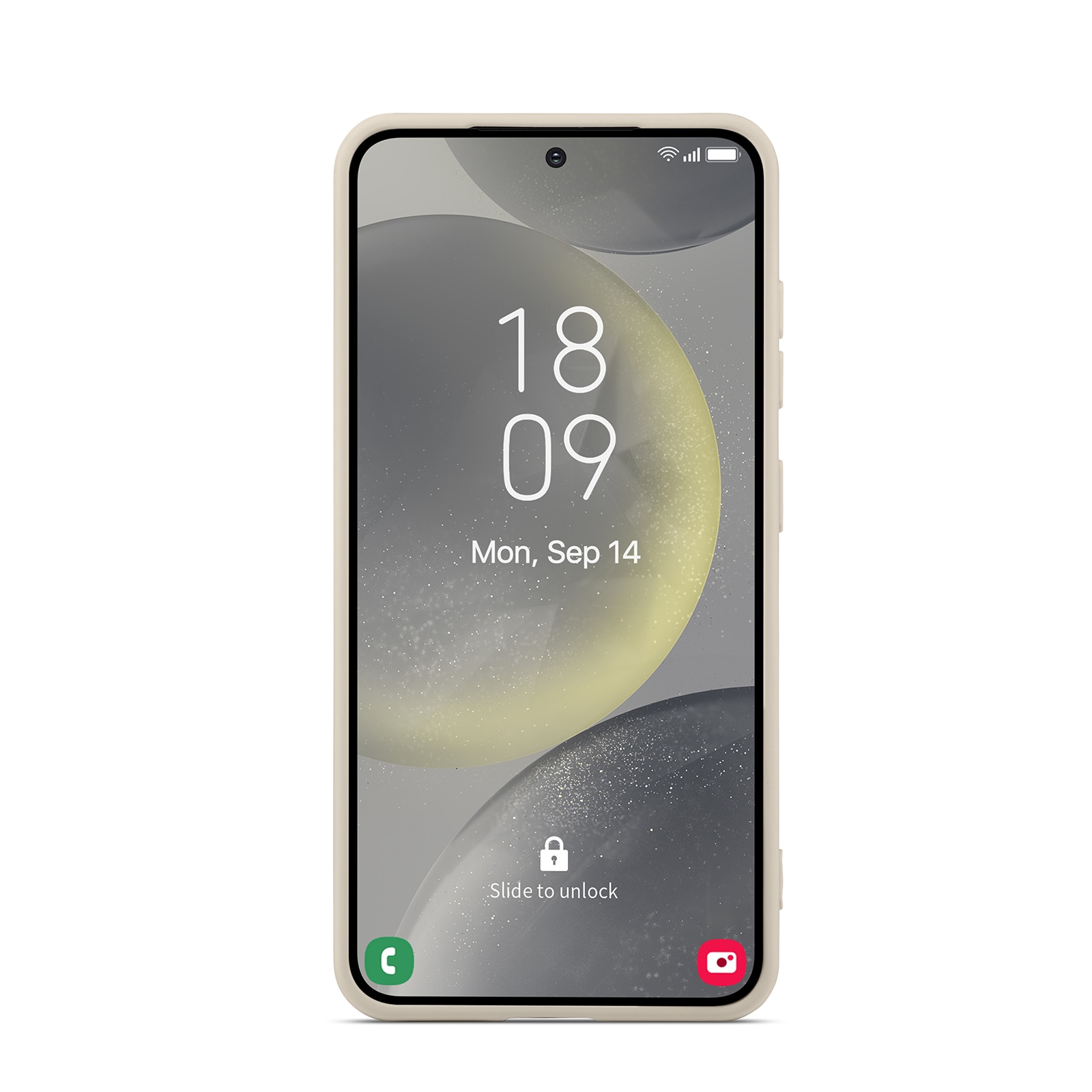 Samsung Galaxy S24 Mobilcover i TPU, Beige