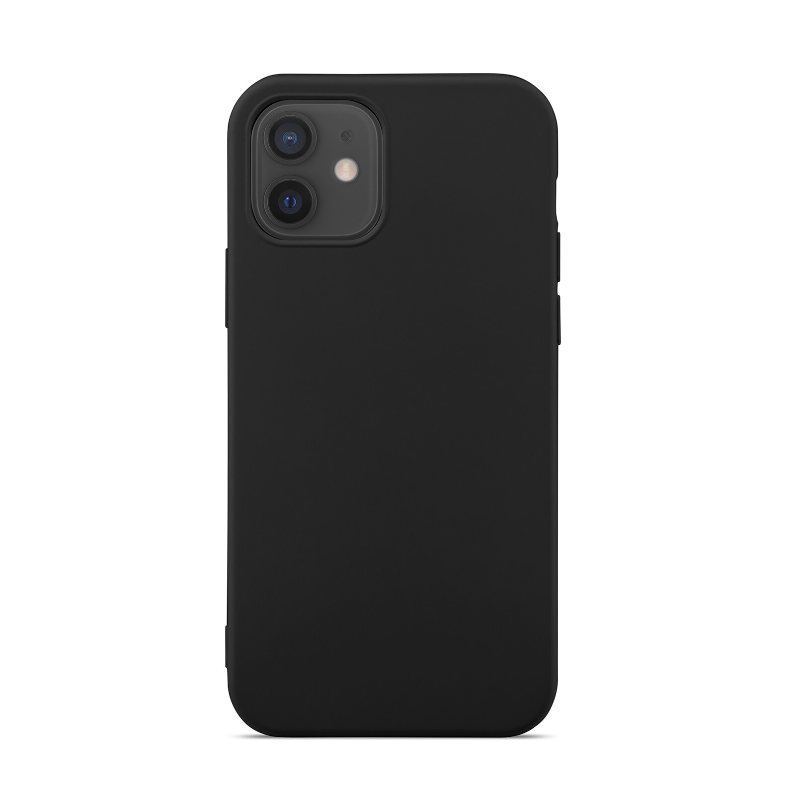 iPhone 12/iPhone 12 Pro Mobilcover i TPU, Sort