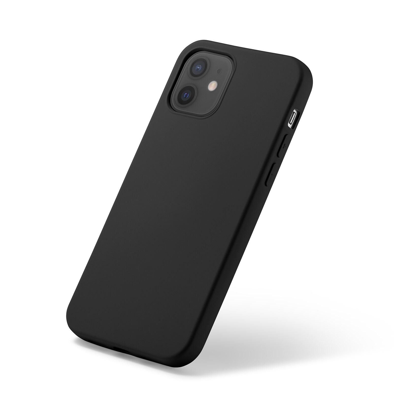 iPhone 12/iPhone 12 Pro Mobilcover i TPU, Sort