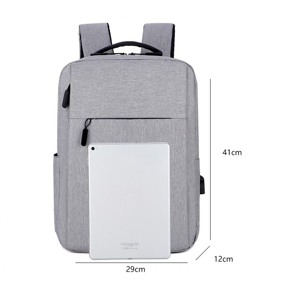 Vandafvisende 16" laptoprygsæk i nylon, Sort