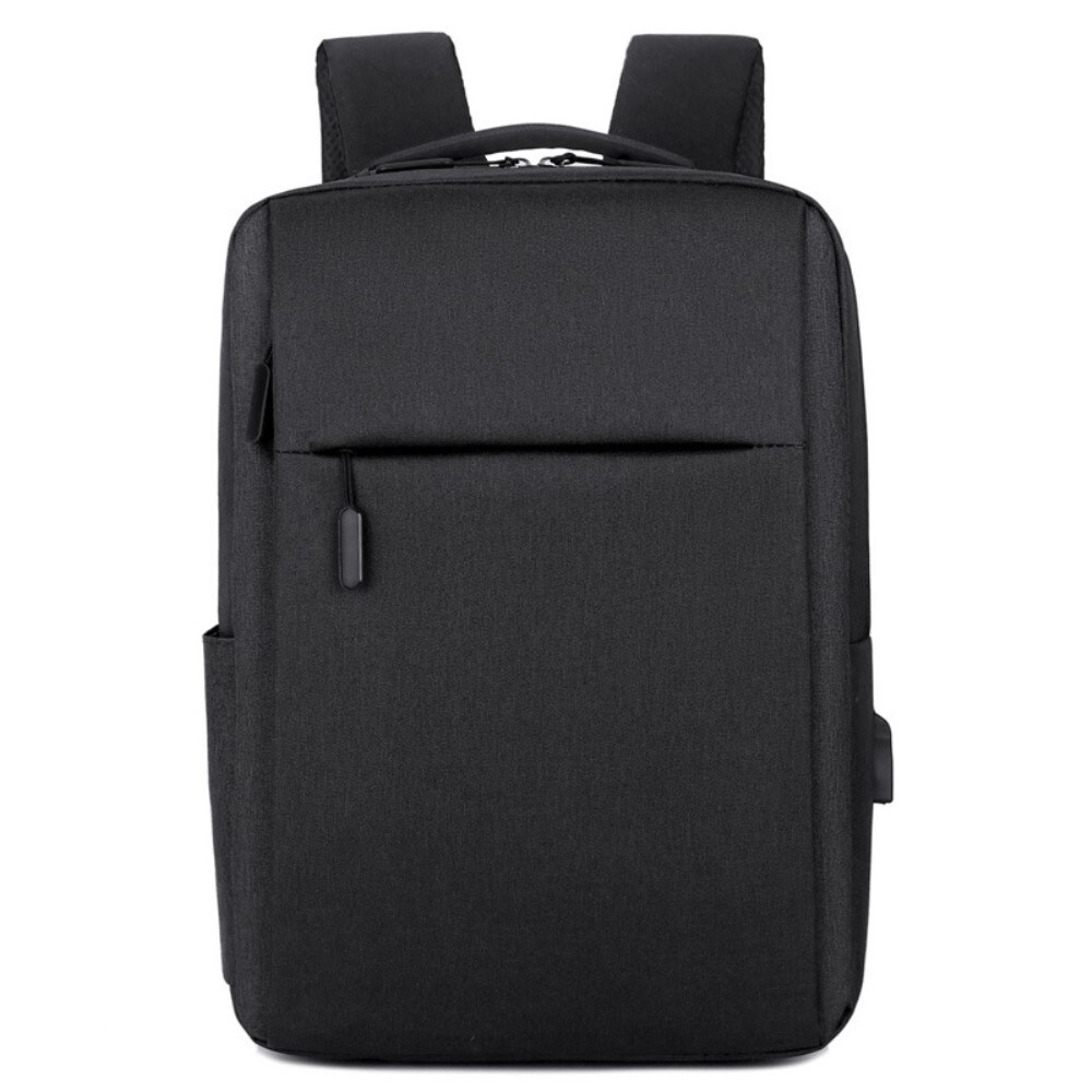 Vandafvisende 16" laptoprygsæk i nylon, Sort