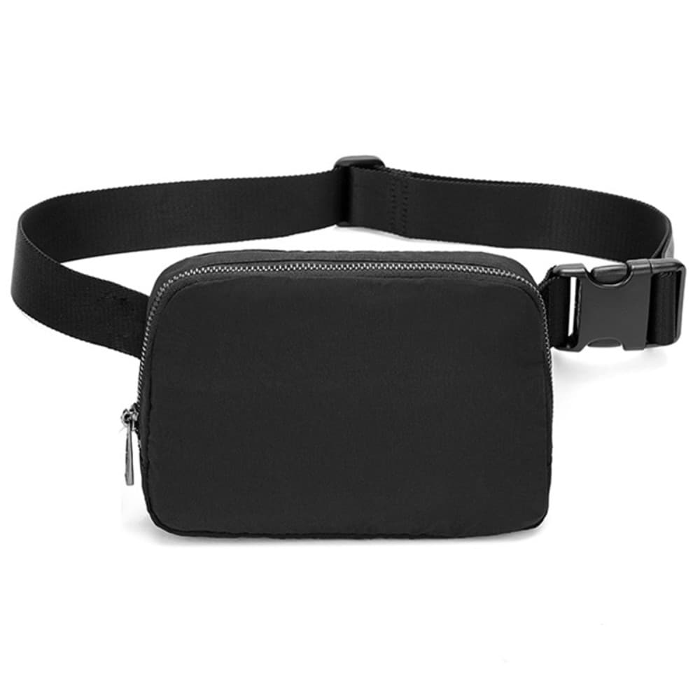 Crossbody-taske i nylon, Sort