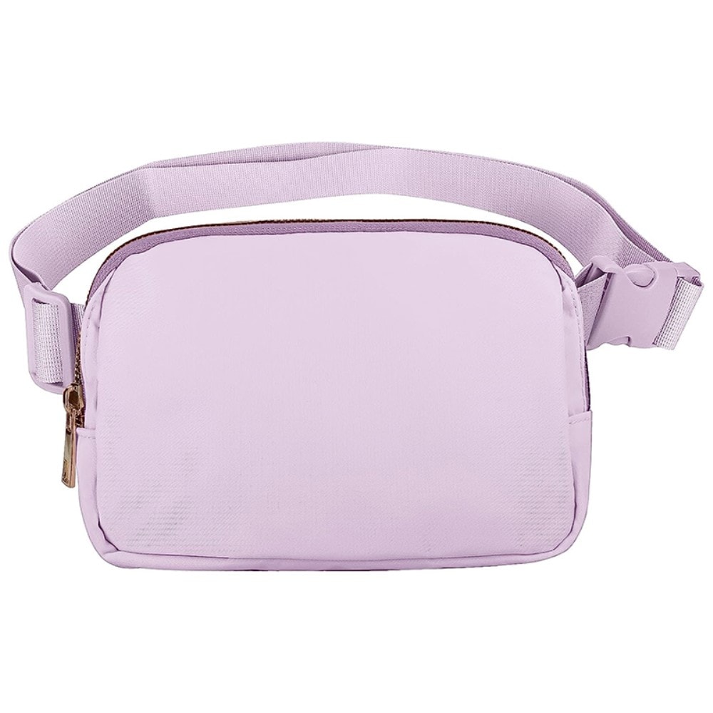Crossbody-taske i nylon, Lilla