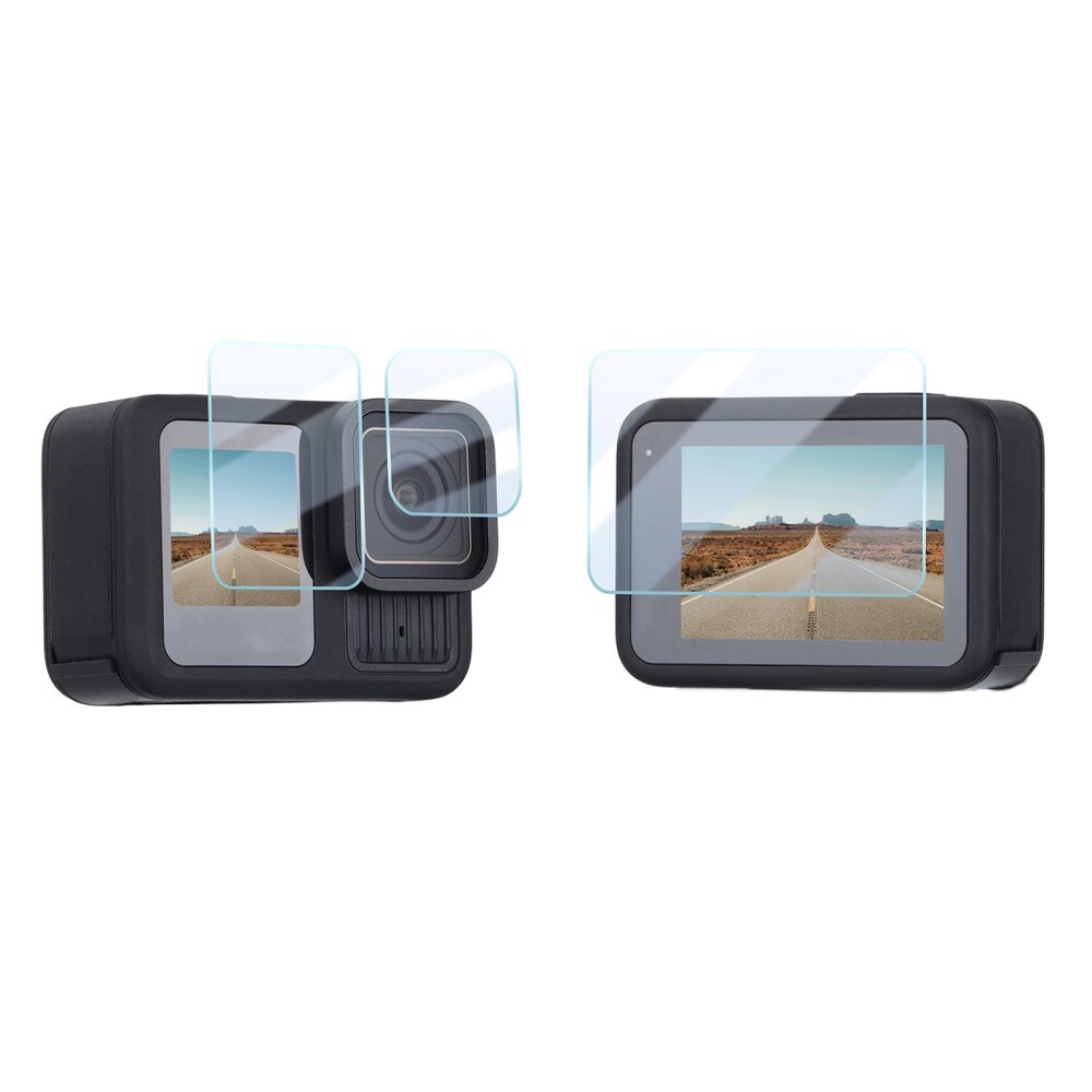 GoPro Hero 13 skærmbeskytter & linsebeskytter i hærdet glas