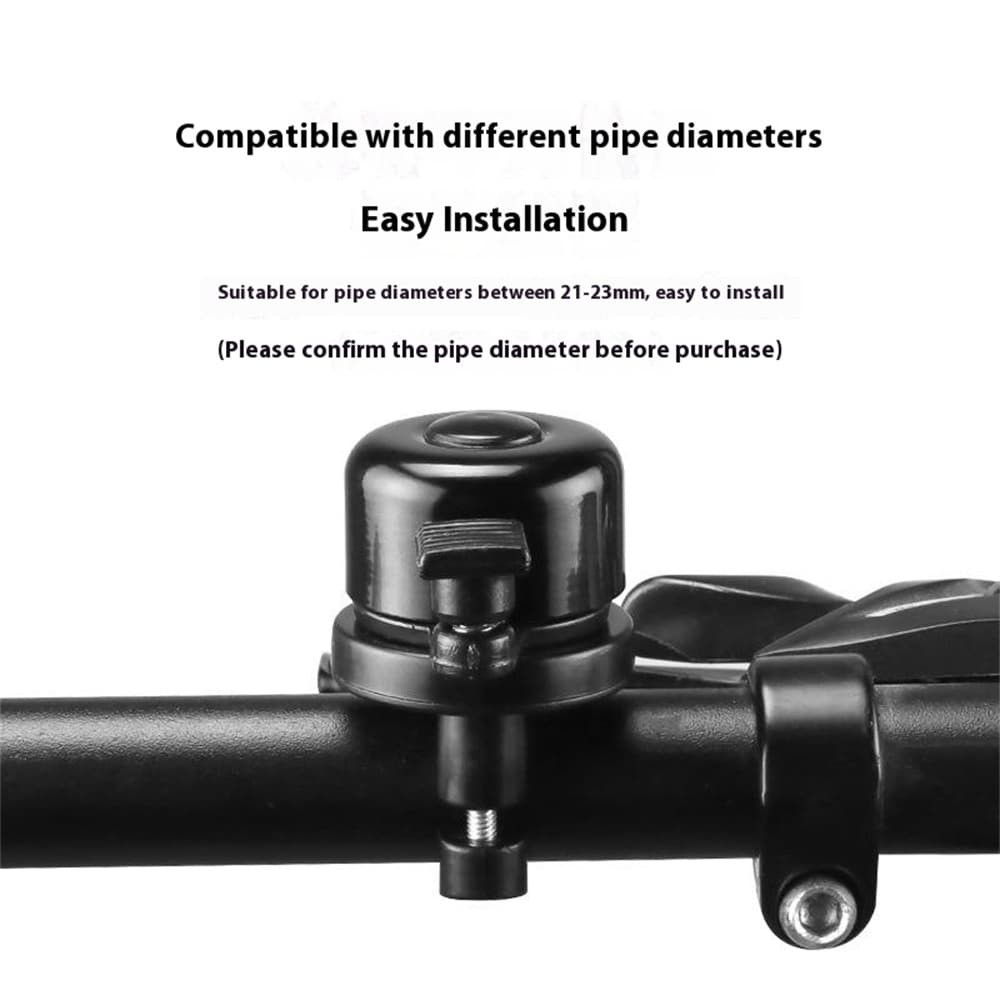 Apple AirTag-holder ringeklokke til cykel, Sort