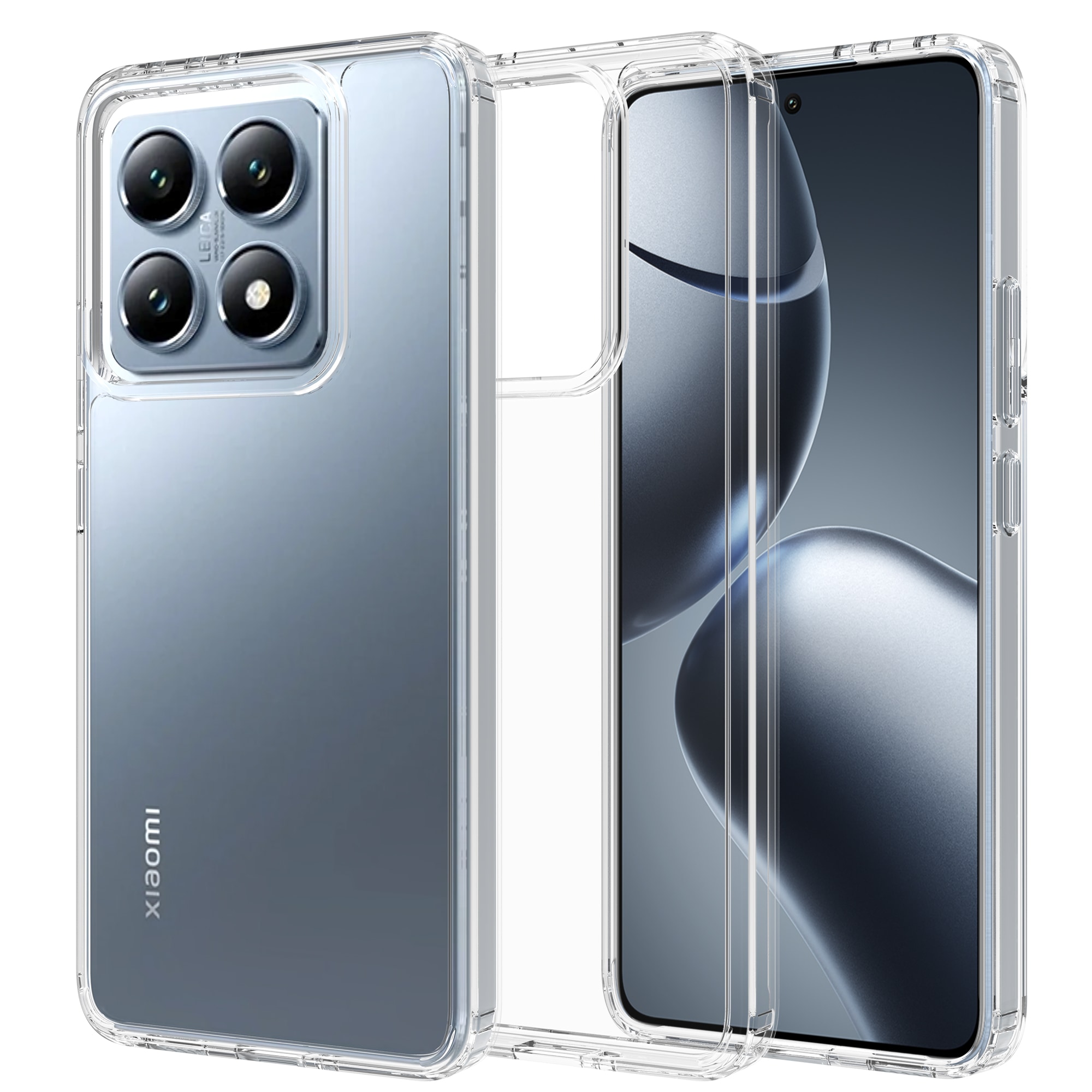 Xiaomi 14T Crystal Hybrid-cover, Gennemsigtig