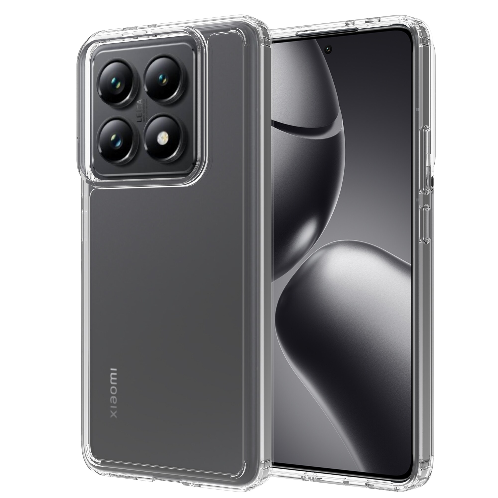 Xiaomi 14T Pro Crystal Hybrid-cover, Gennemsigtig