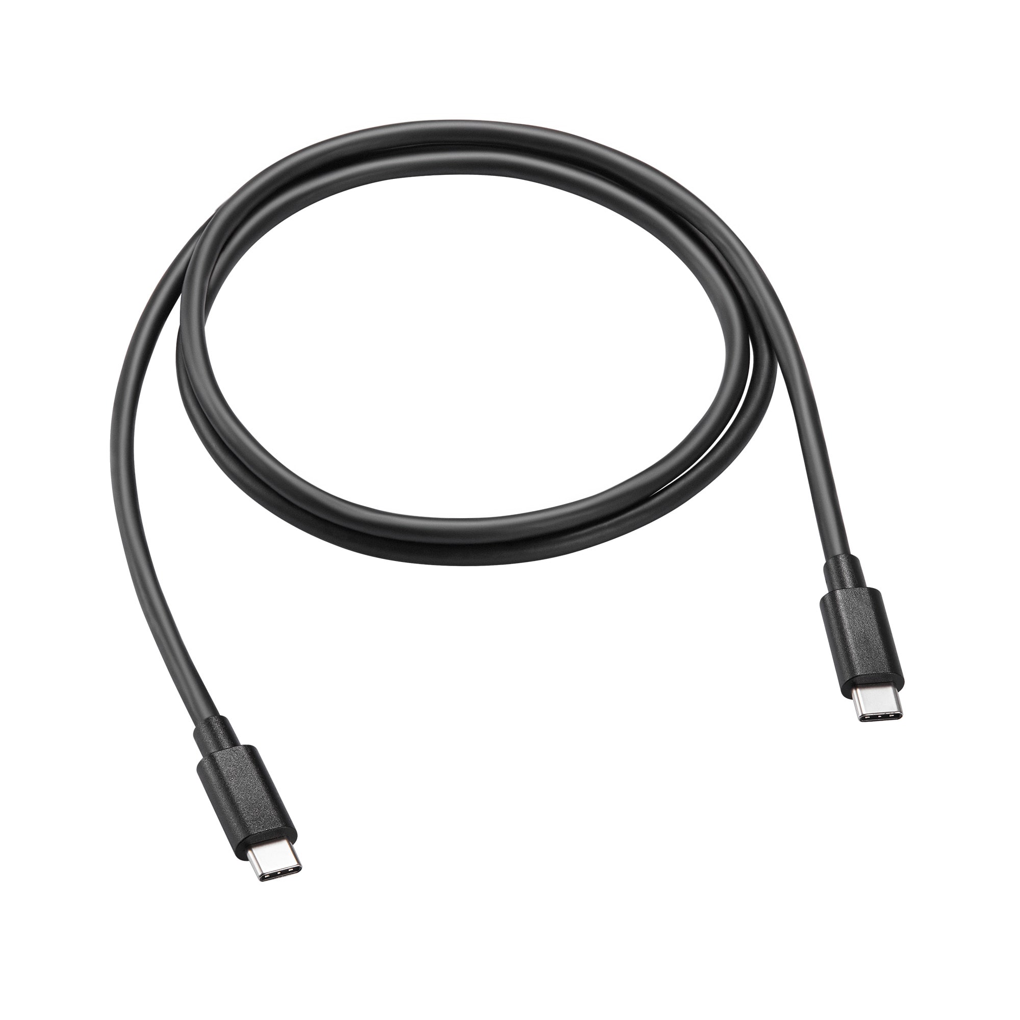 Opladningskabel USB-C til USB-C 1m, Sort