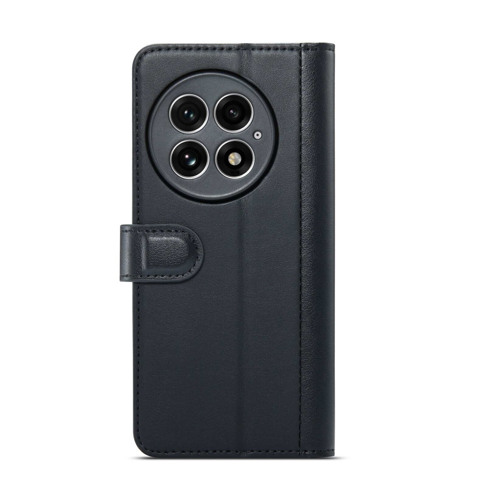  OnePlus 13 Pungetui i ægte læder, Sort