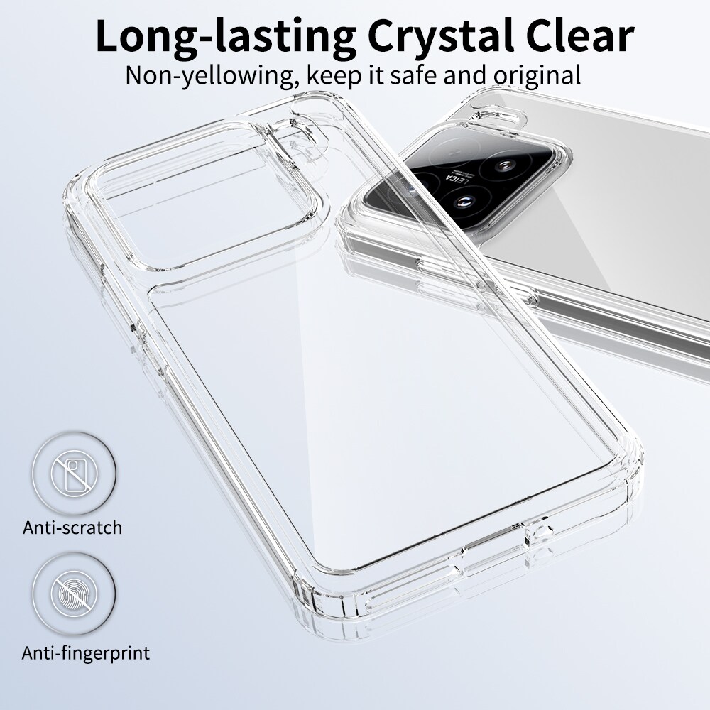 Xiaomi 15 Crystal Hybrid-cover, Gennemsigtig