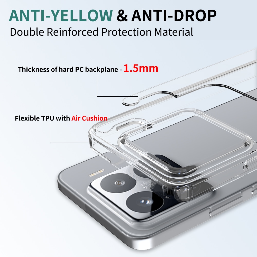 Xiaomi 15 Pro Crystal Hybrid-cover, Gennemsigtig