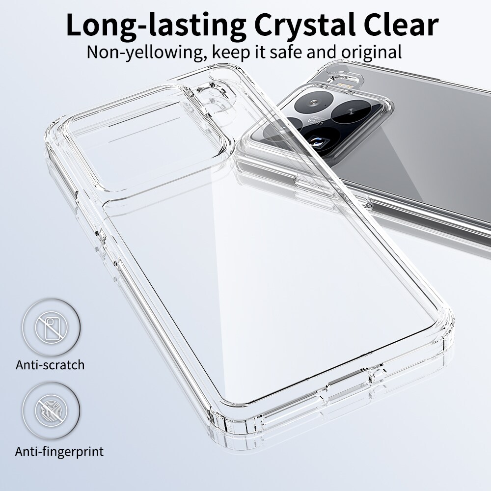 Xiaomi 15 Pro Crystal Hybrid-cover, Gennemsigtig