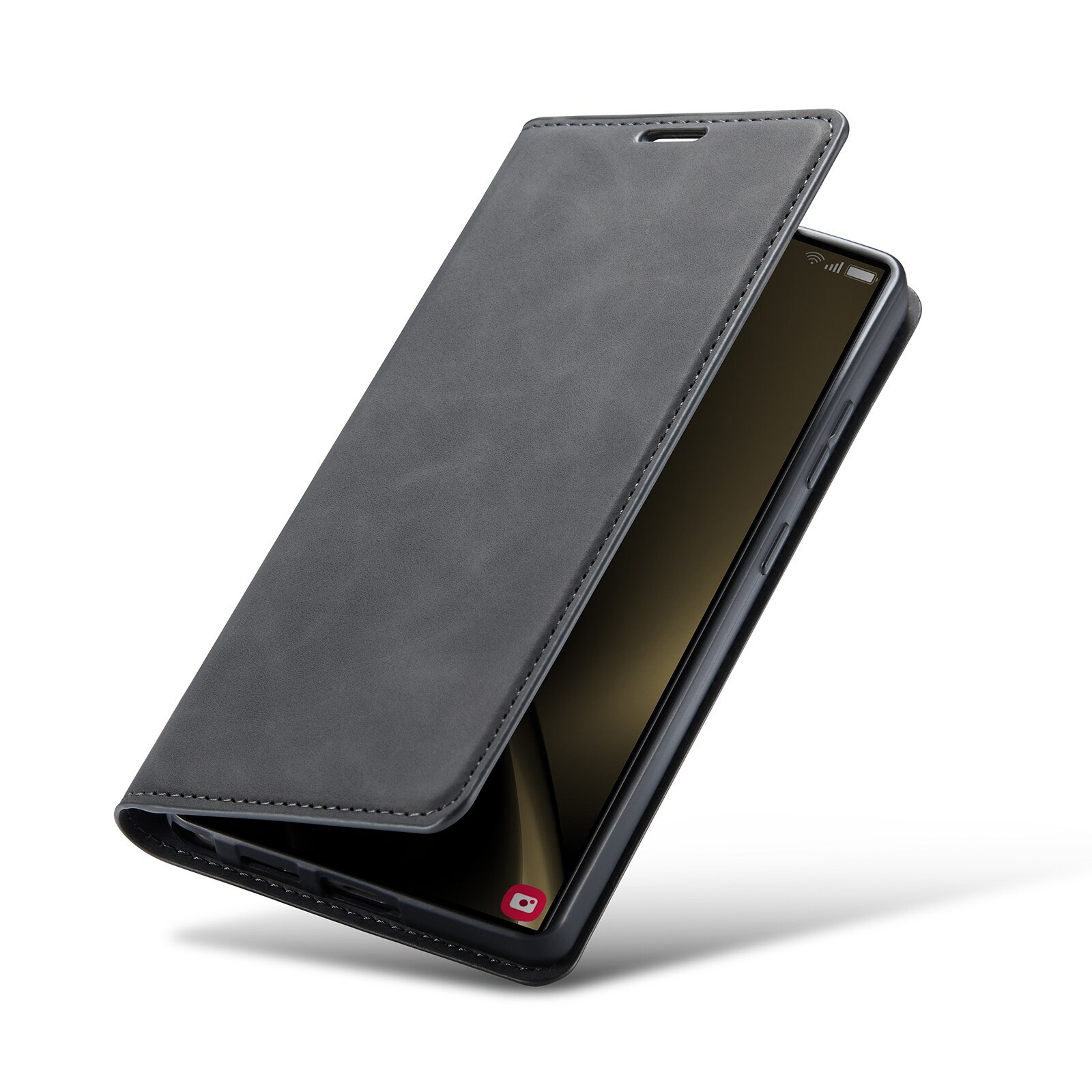 Samsung Galaxy S25 Ultra Slankt etui med kortholder, Sort