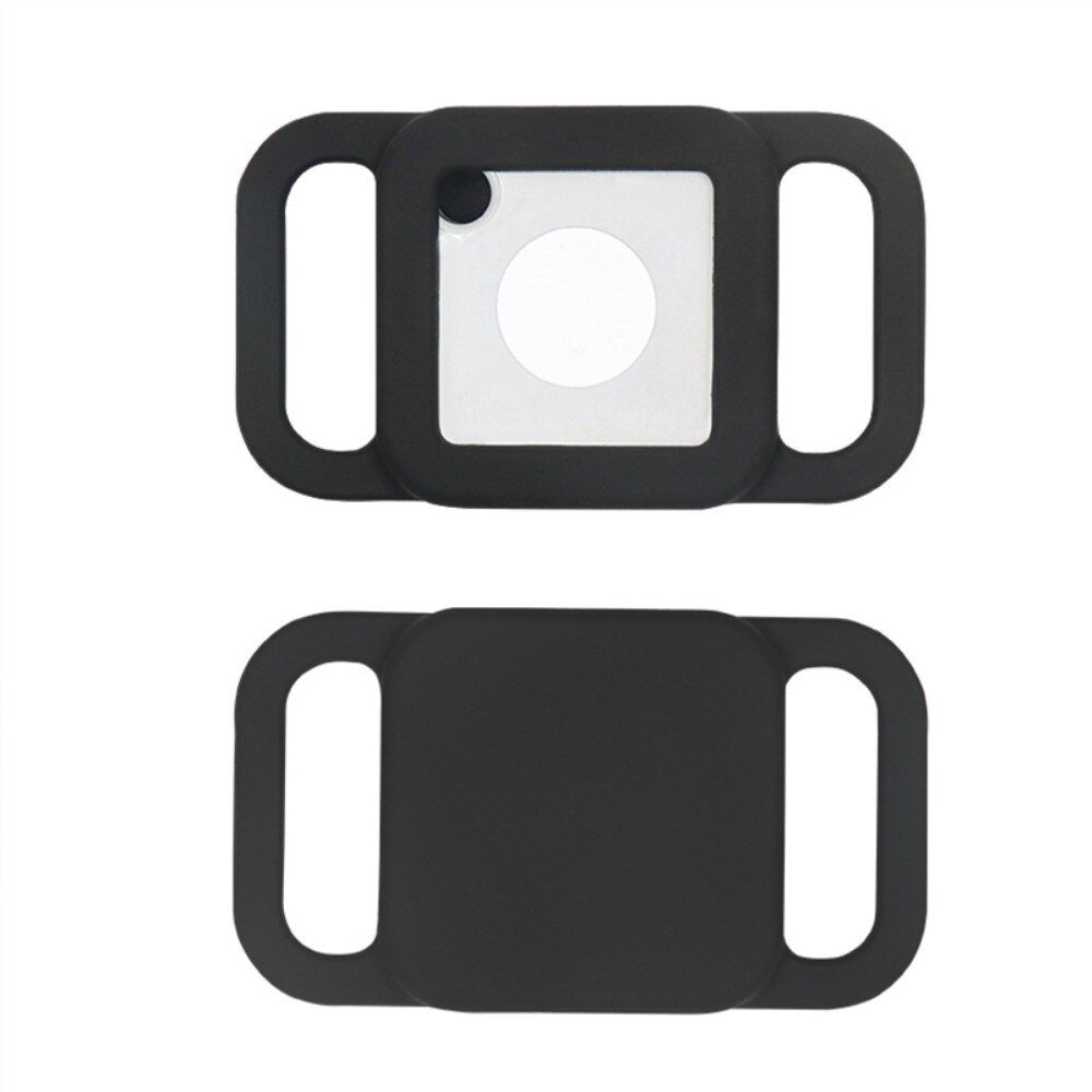 Tile Bluetooth Tracker Silikonecover til hundehalsbånd, Sort