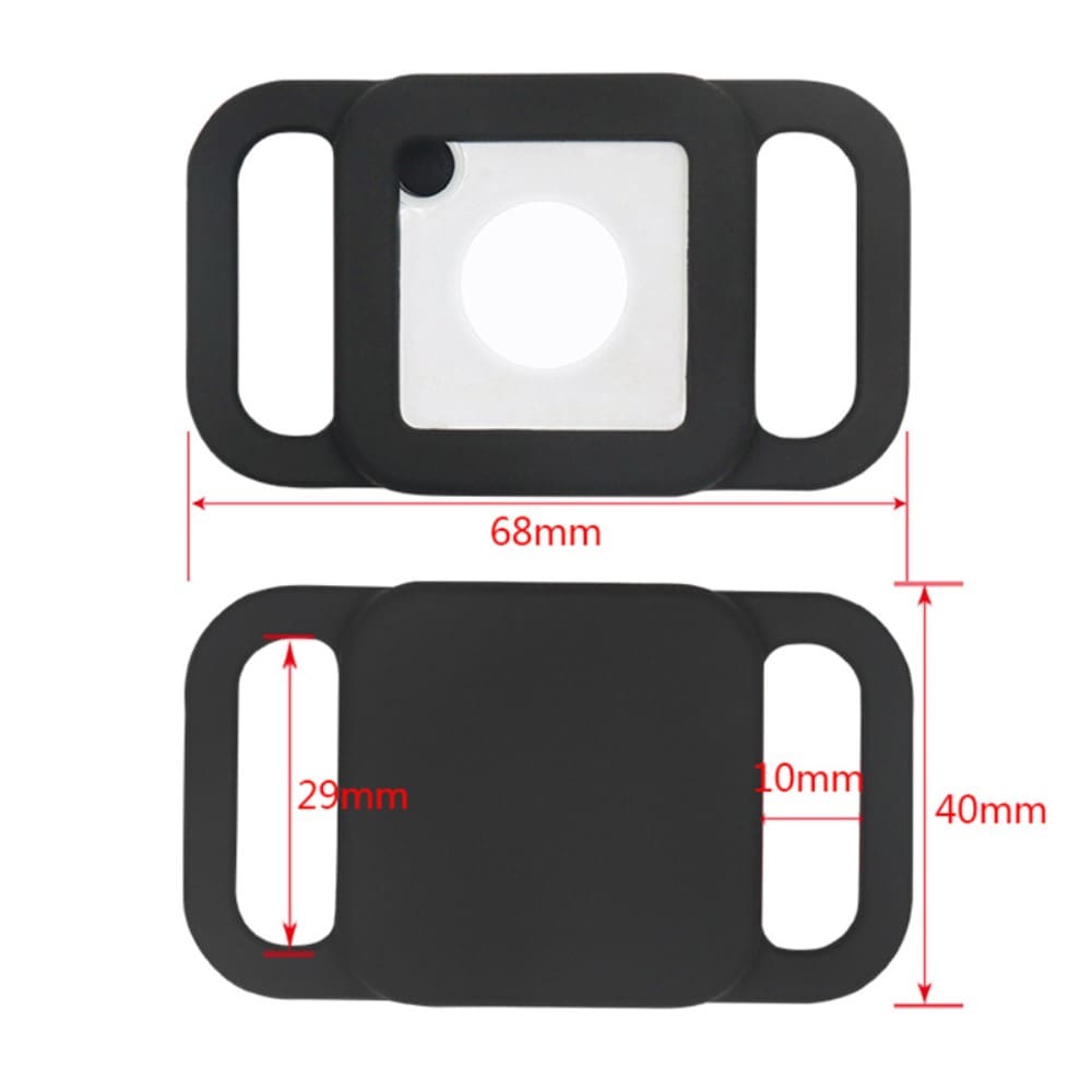 Tile Bluetooth Tracker Silikonecover til hundehalsbånd, Sort