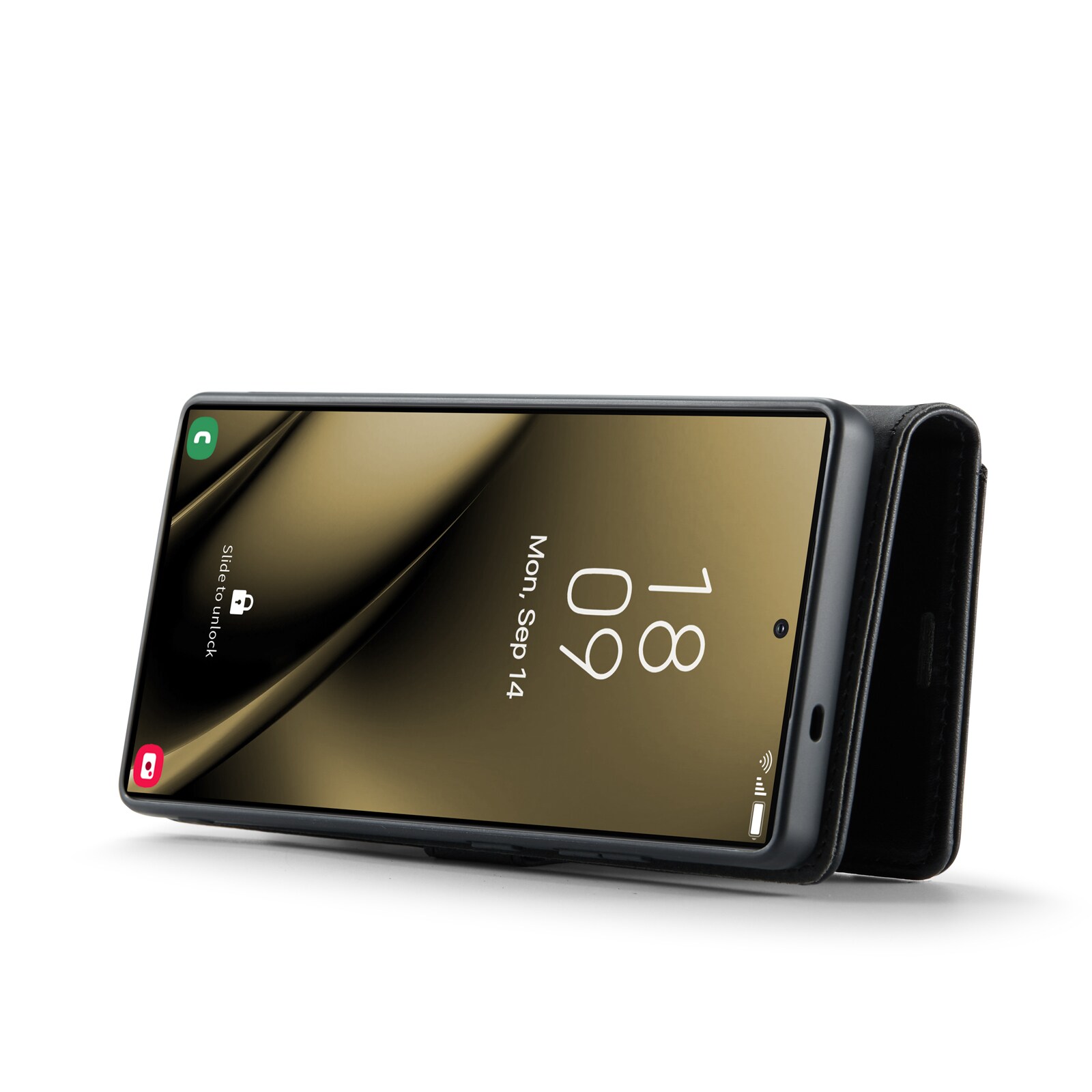 Samsung Galaxy S25 Ultra Pungetui med aftageligt cover, Black